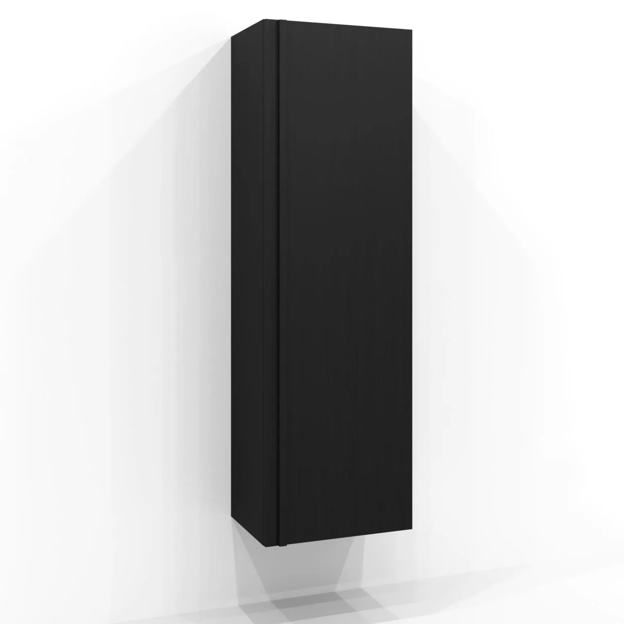 Dörr Högskåp List 160x50 Svart ask Svart Ask