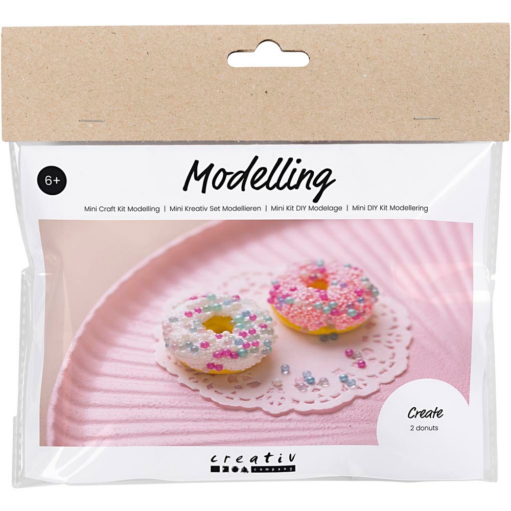 DIY-kit Creativ Company Modellera Donuts