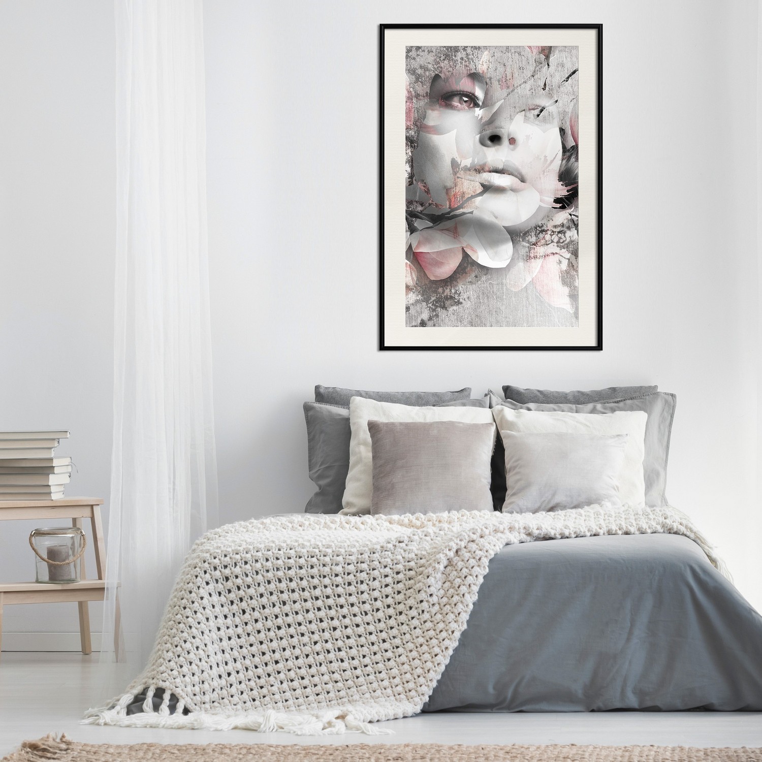 Poster Artgeist Affisch Thoughtful Woman