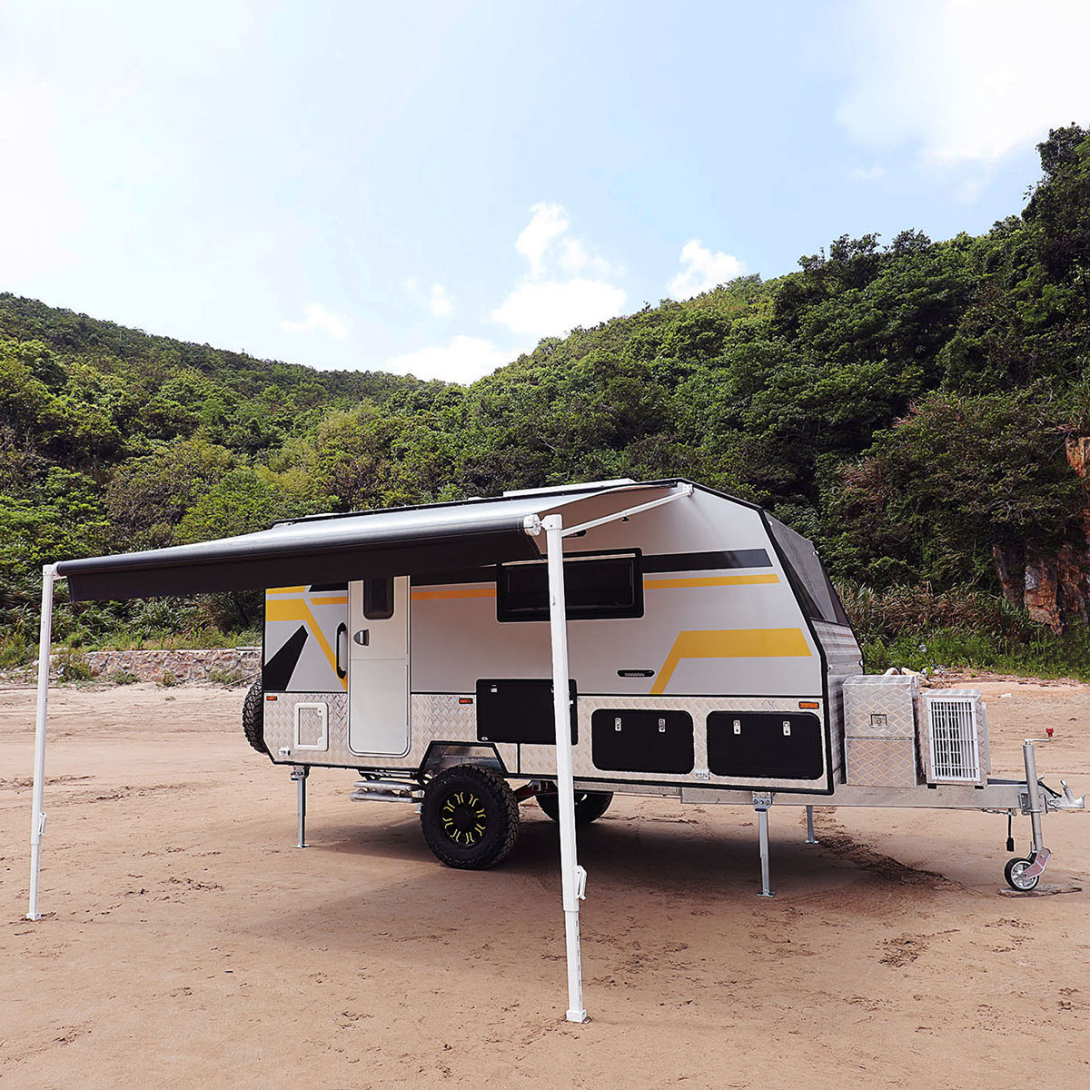 Markis Lyfco Väggmonterad För Husvagn