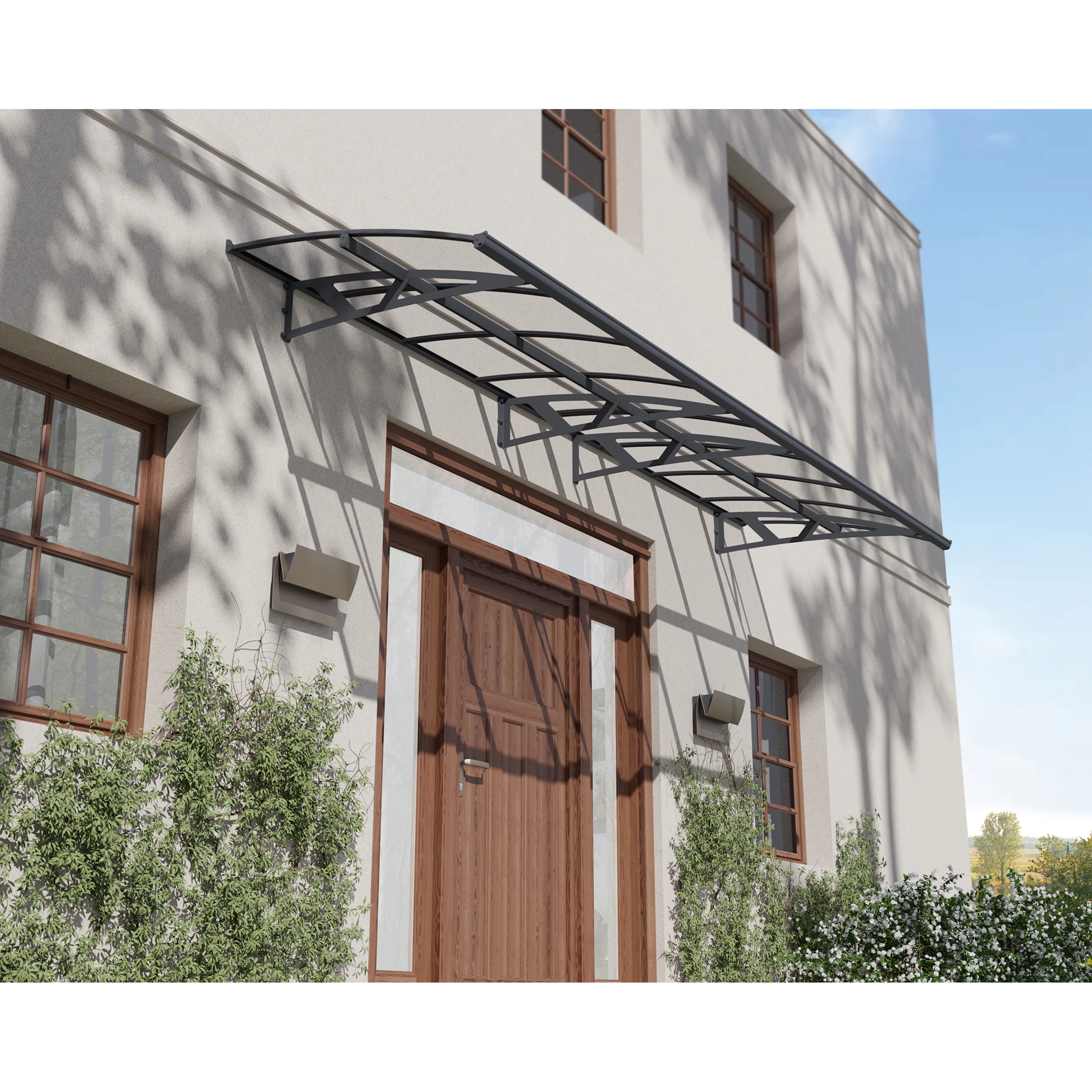 CANOPY AMSTERDAM 4460 GREY CLEAR 1,4 x 4,5 m