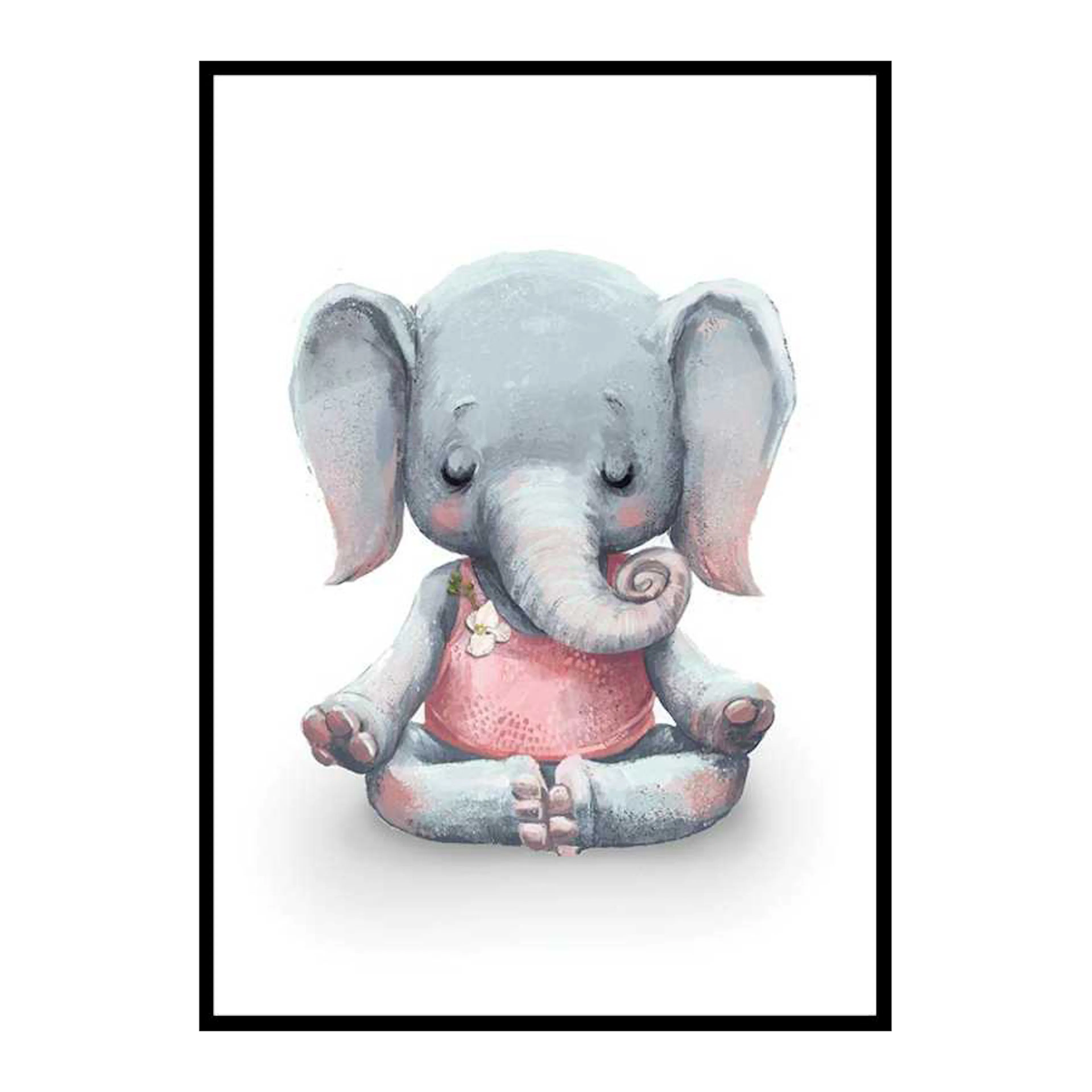 Yoga Elephant 50x70 cm