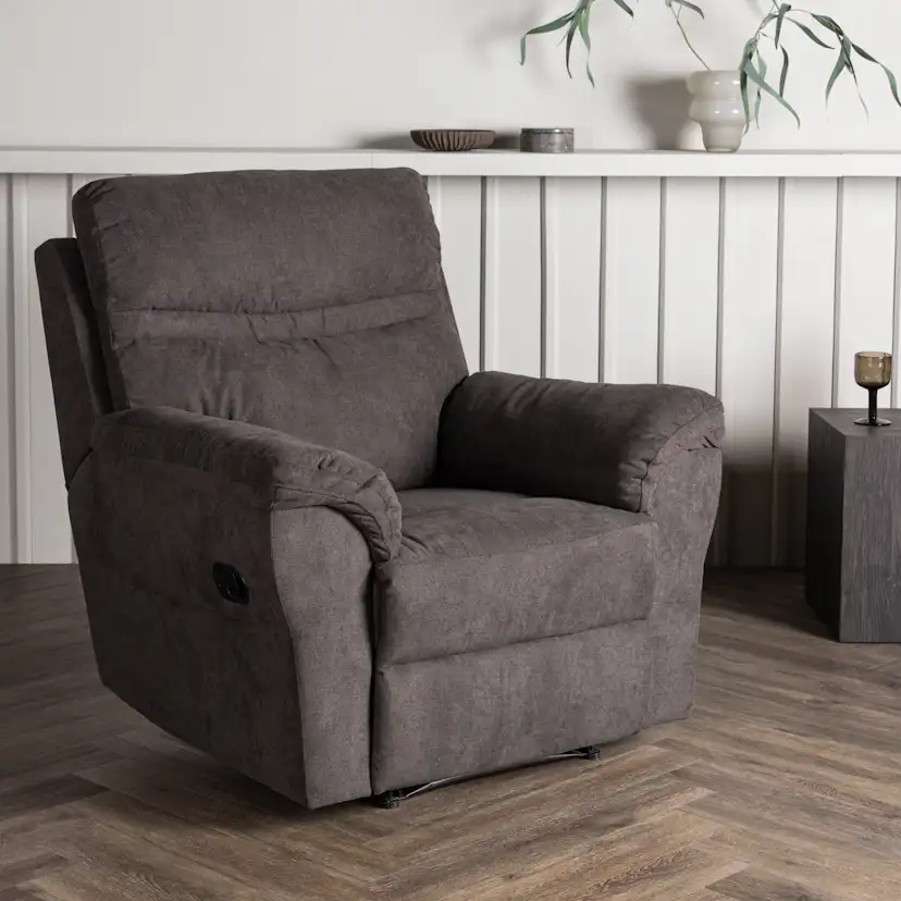Reclinerfåtölj Venture Home Taranto Brun Fåtölj i Polyester
