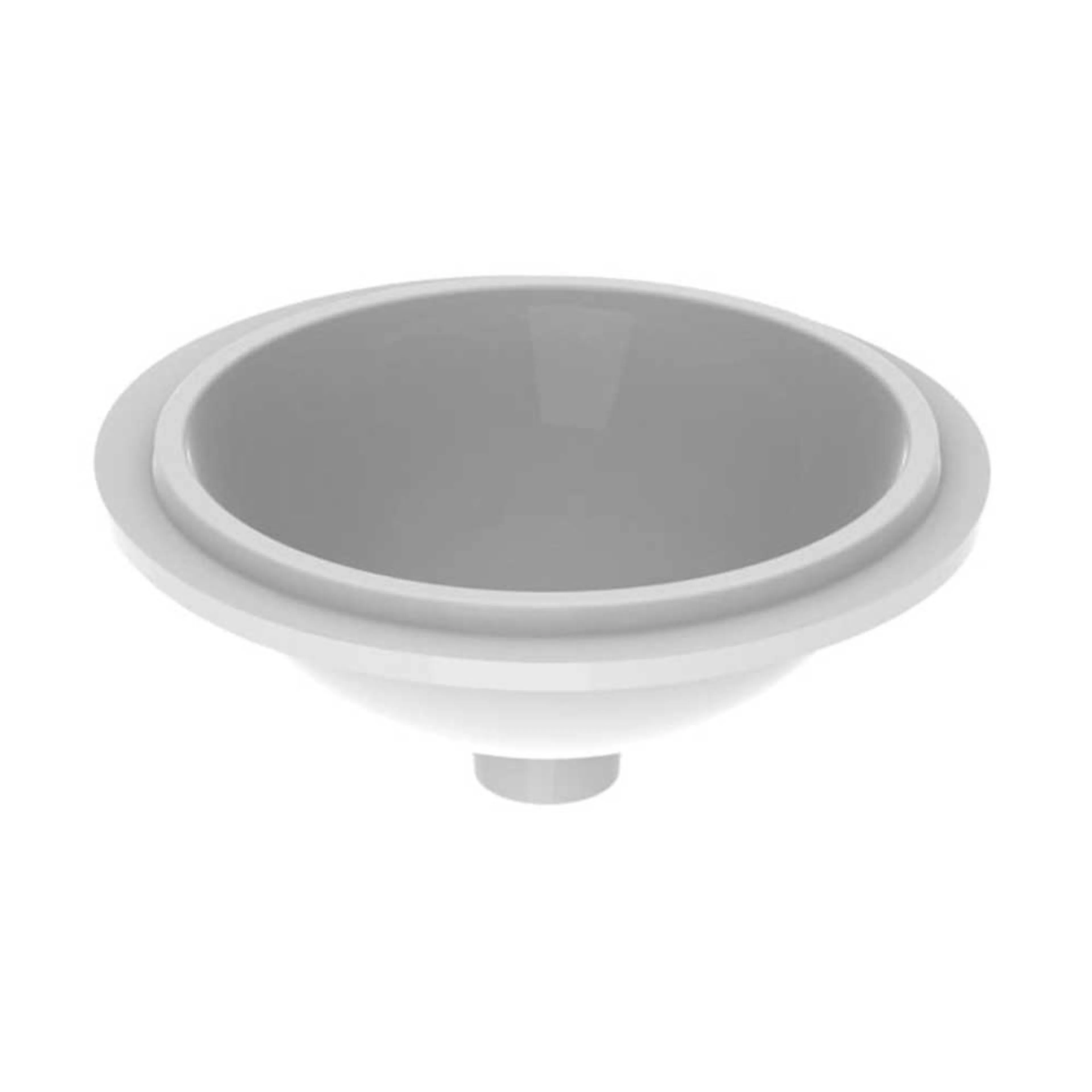 Tvättställ Geberit Variform 330 mm för underlimning Runt, KT KeraTect, Utan Bräddavlopp