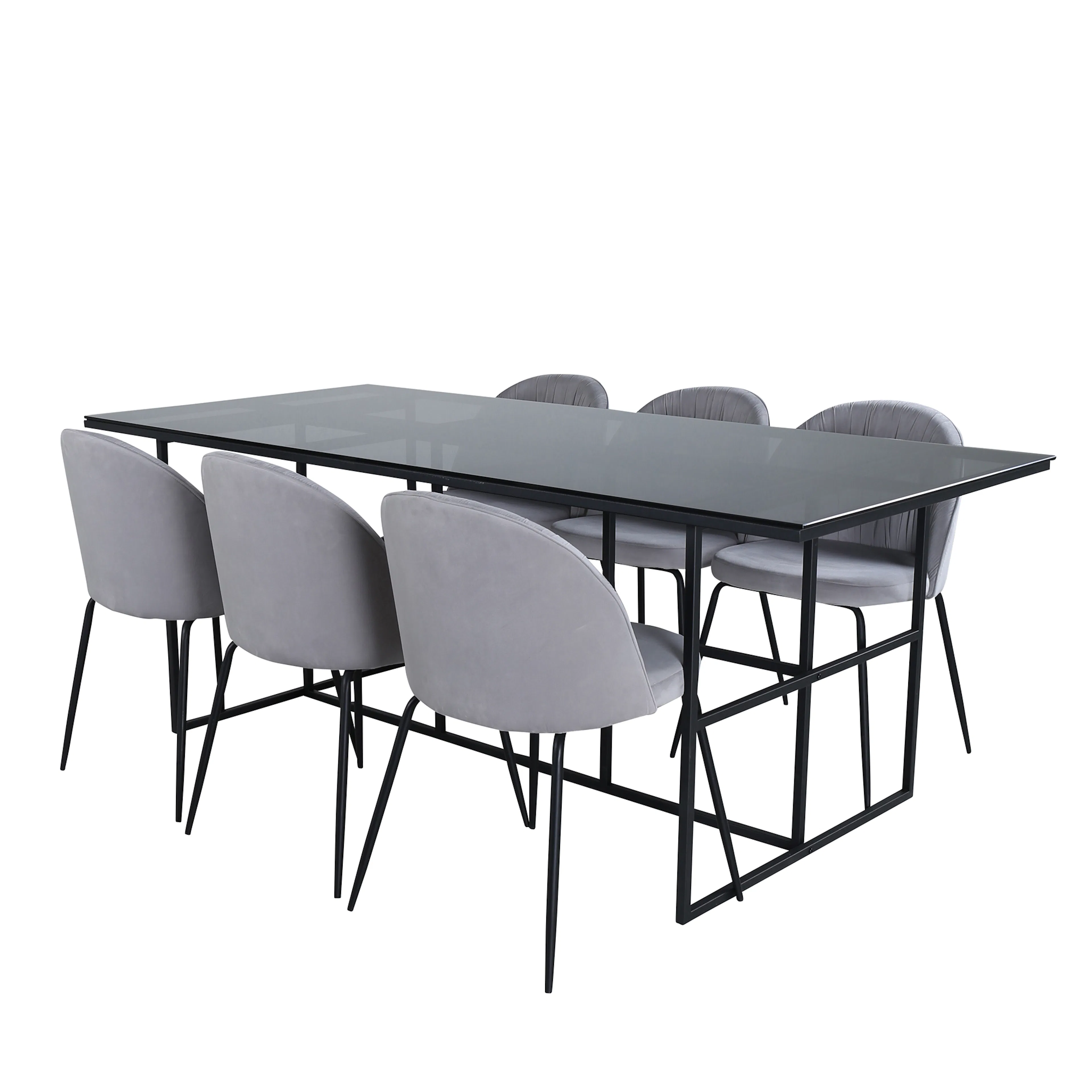 Matgrupp Venture Home Lund med 6 Wrigley Stolar