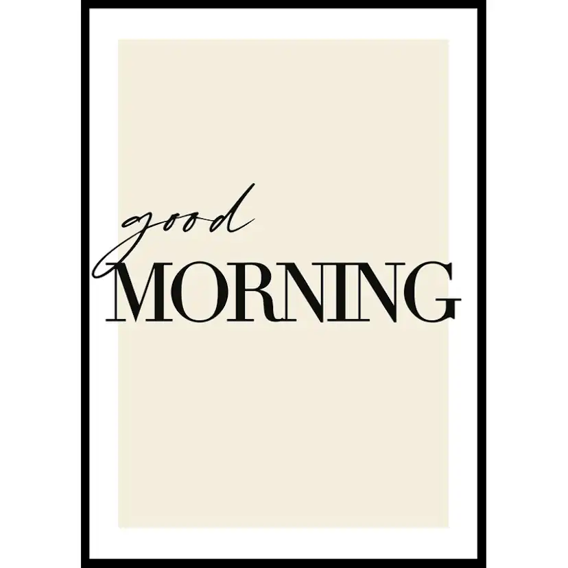 Poster Gallerix Good Morning No2