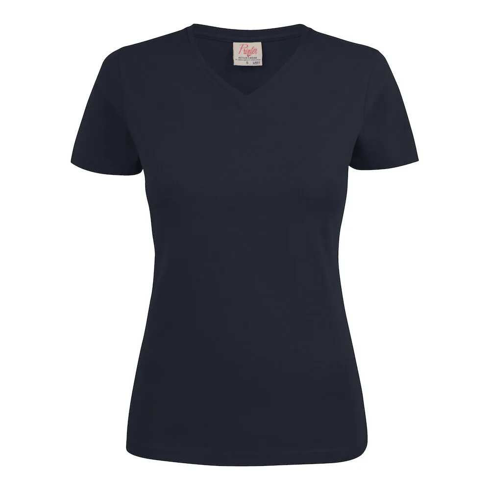 T-shirt Printer Heavy V-neck Lady