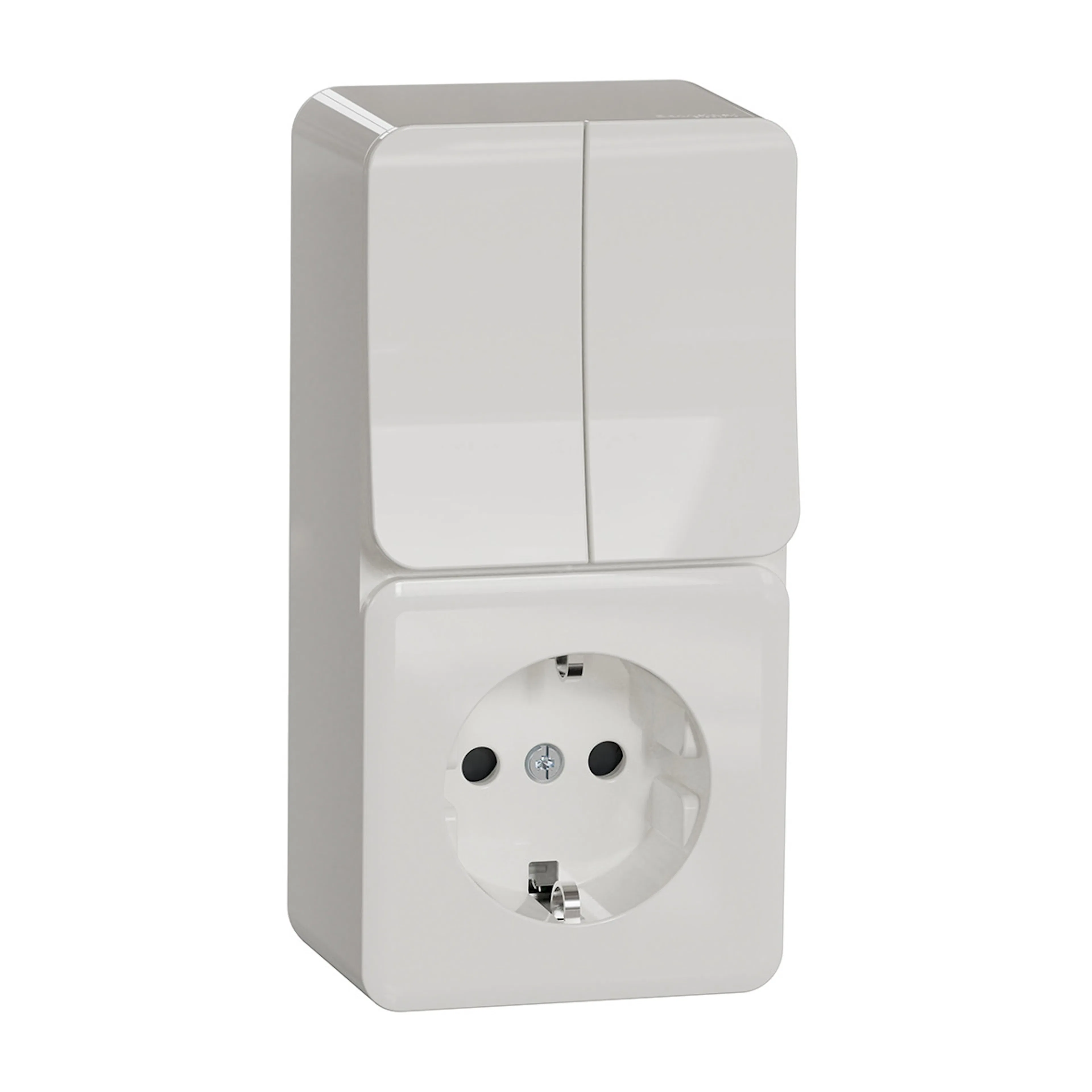 Vägguttag Schneider Electric Exxact Kron