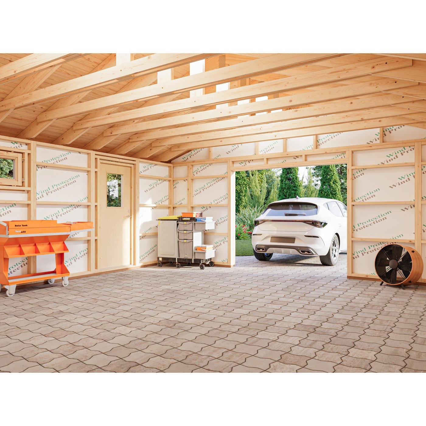 Garage Palmako Andre 32,1 m2 utan Port