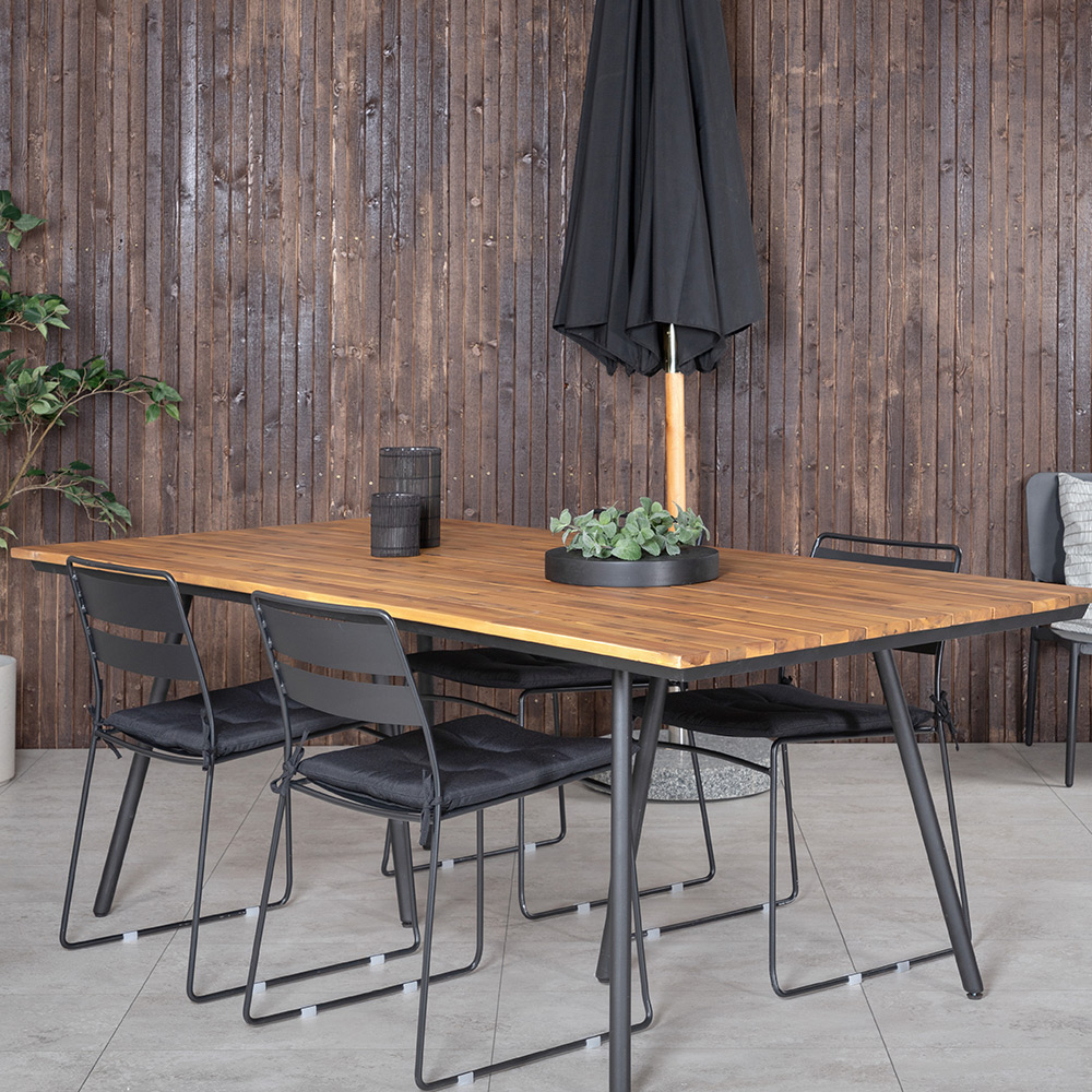Matgrupp Venture Home Chane med 4 Legi Matstolar