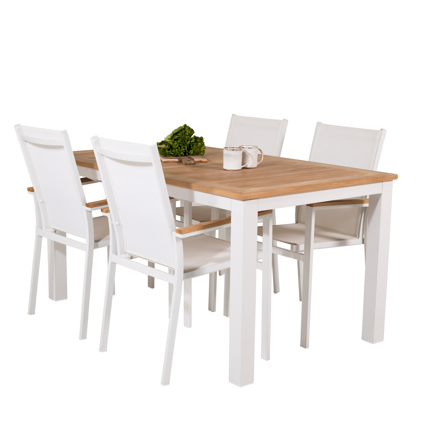 Matgrupp Venture Home Perla 152/210 med 4 Thea Matstolar