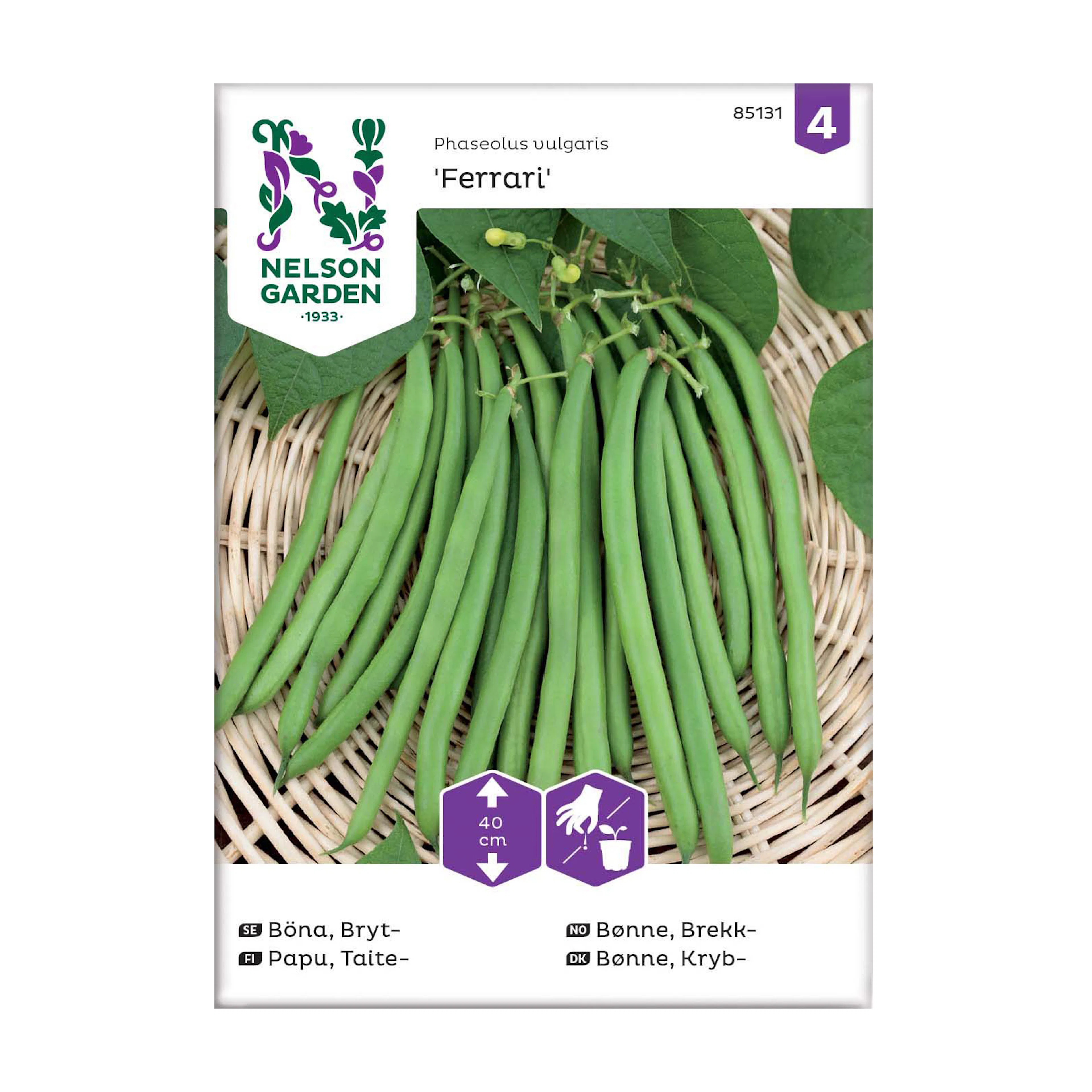 Frö Brytböna Nelson Garden Ferrari