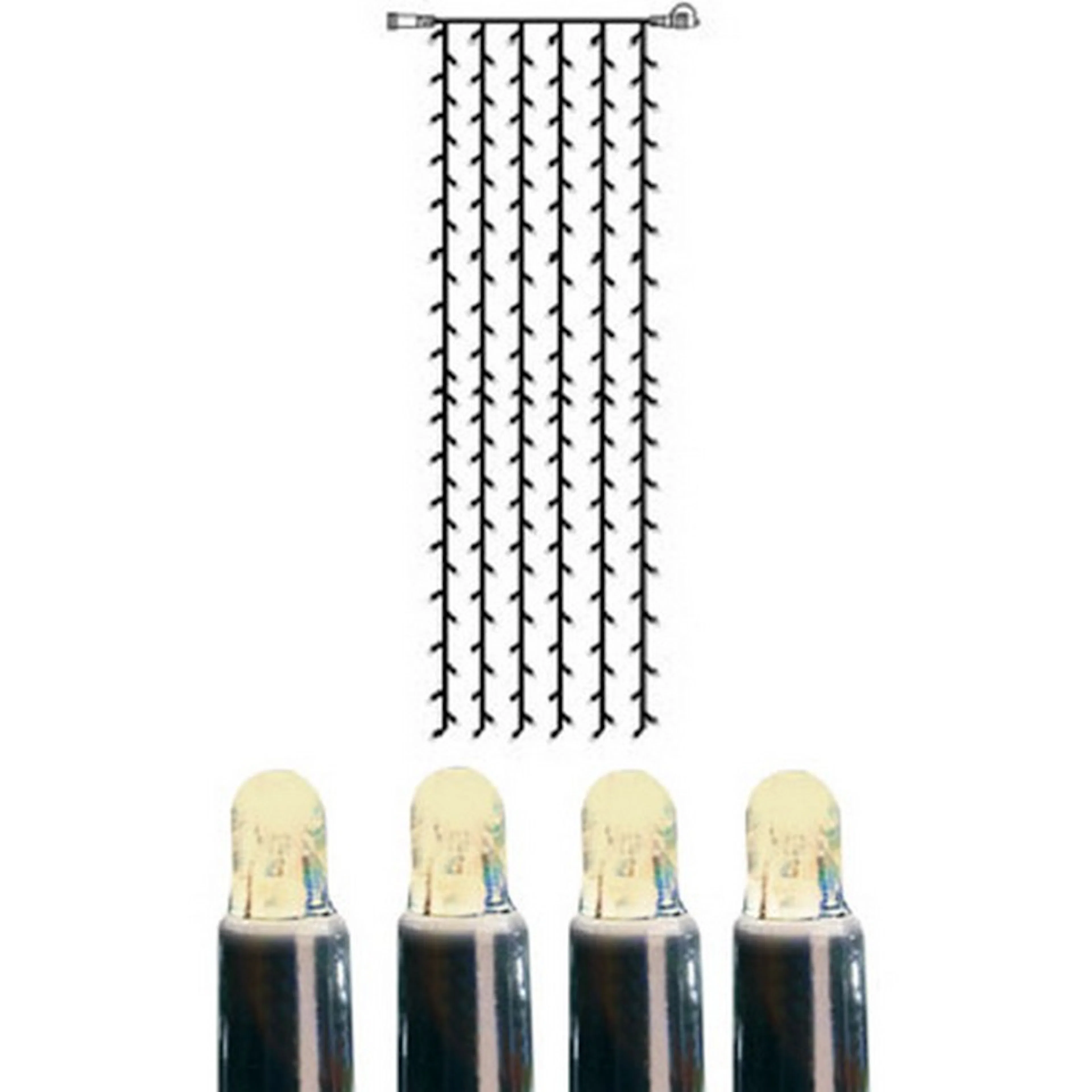 Ljusgardin Extra System LED 204L Varmvit