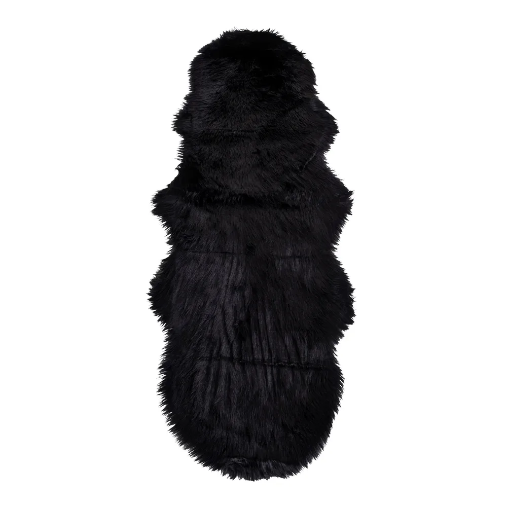 Lambskin Artificial Svart, 180x60 cm
