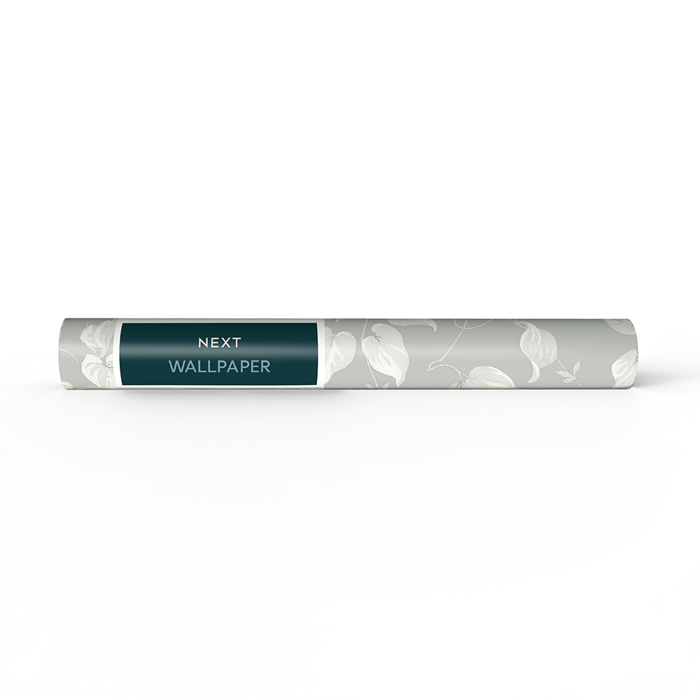 Tapet NEXT Trail Flower Grey