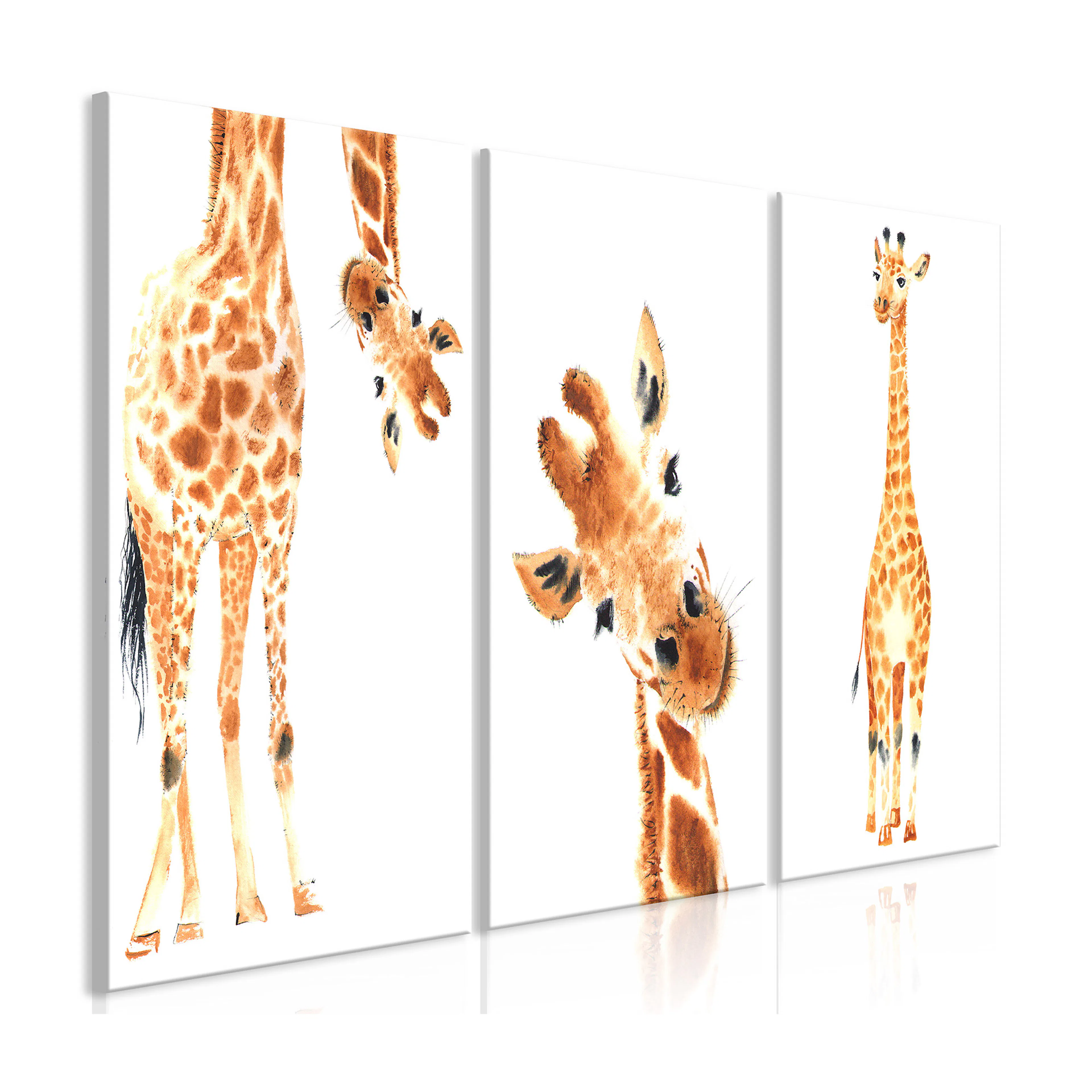 Tavla Arkiio Funny Giraffes 3 delar