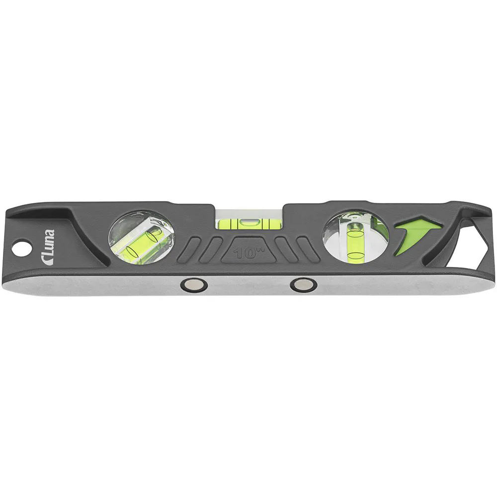 Torpedvattenpass Luna Tools av aluminium