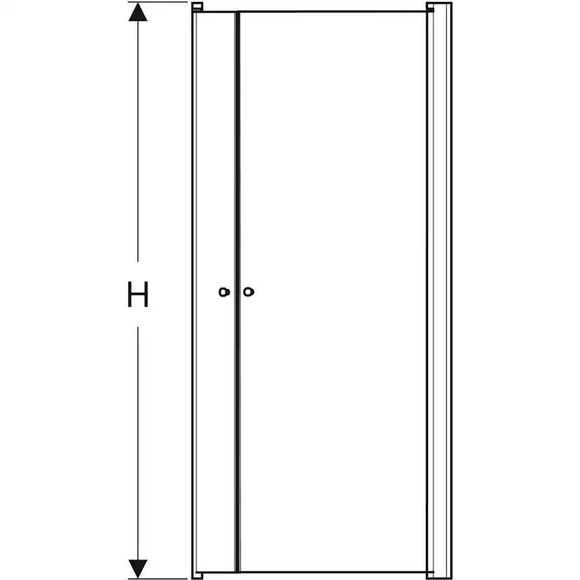 Contura Shower Showerama 10-4 duschvägg för rund Duschhörna: B=90cm, L=9 Mått: 900x900x2000 mm