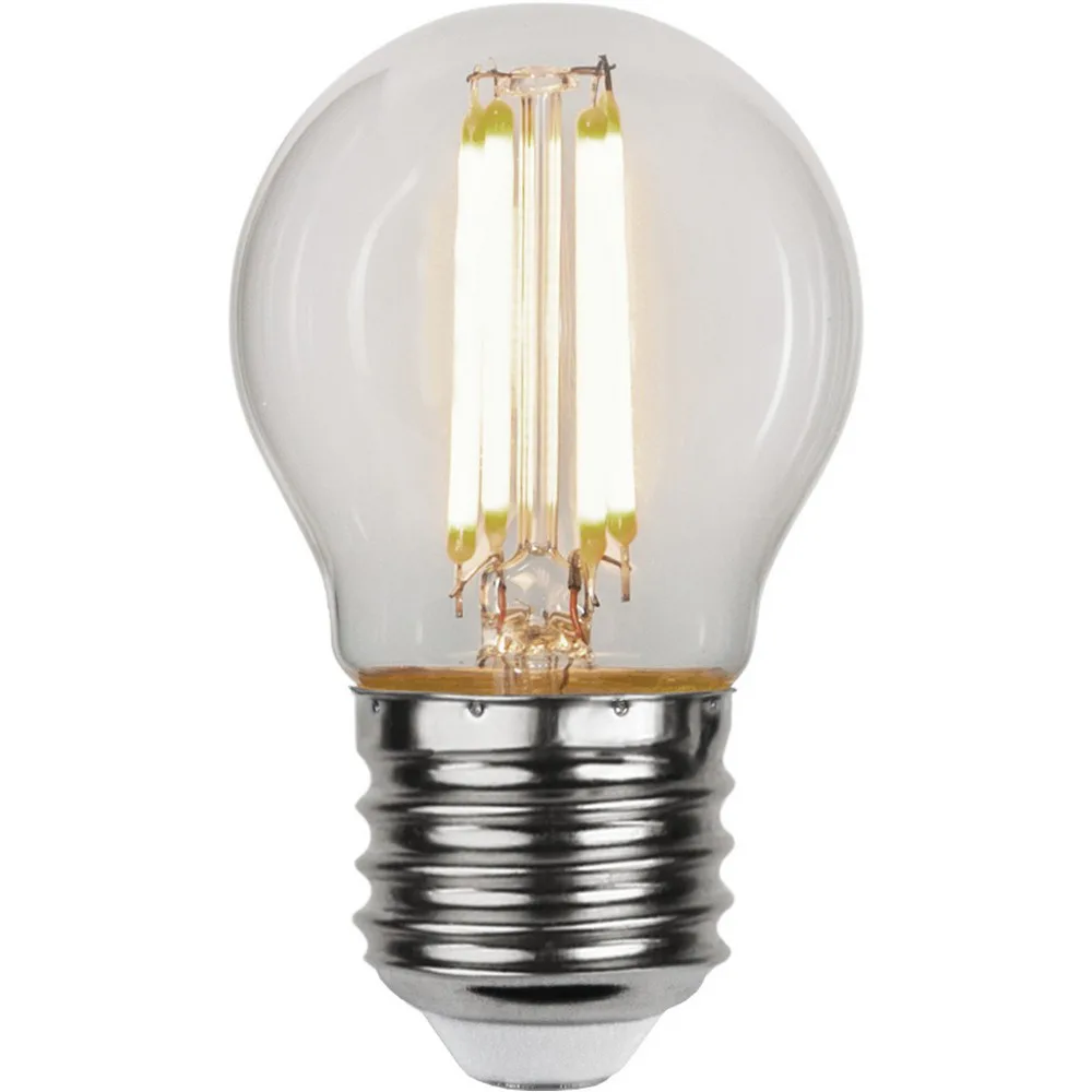 LED-lampa Star Trading E27 G45 Clear 3-step memory