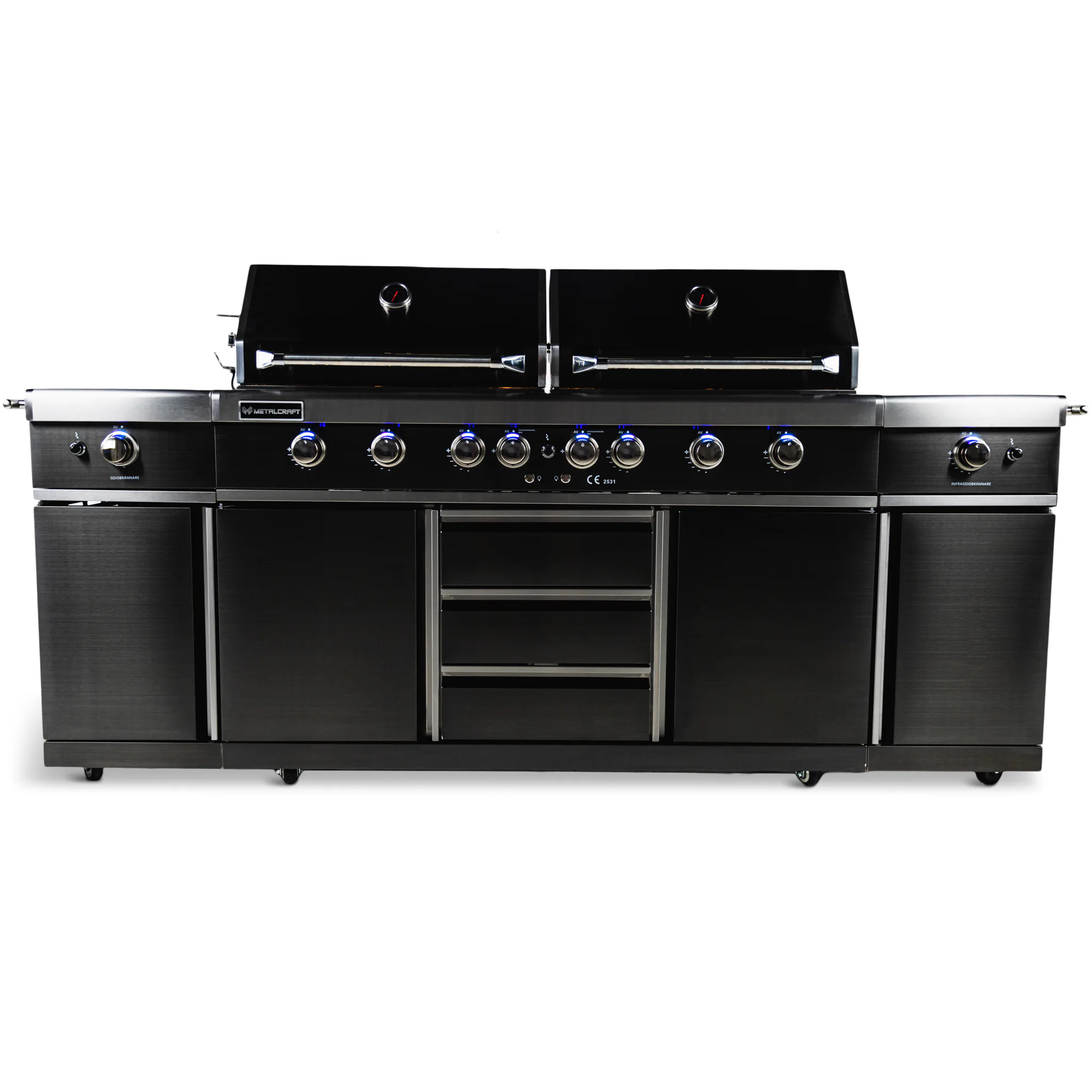 Gasolgrill Metalcraft Denver Blackline