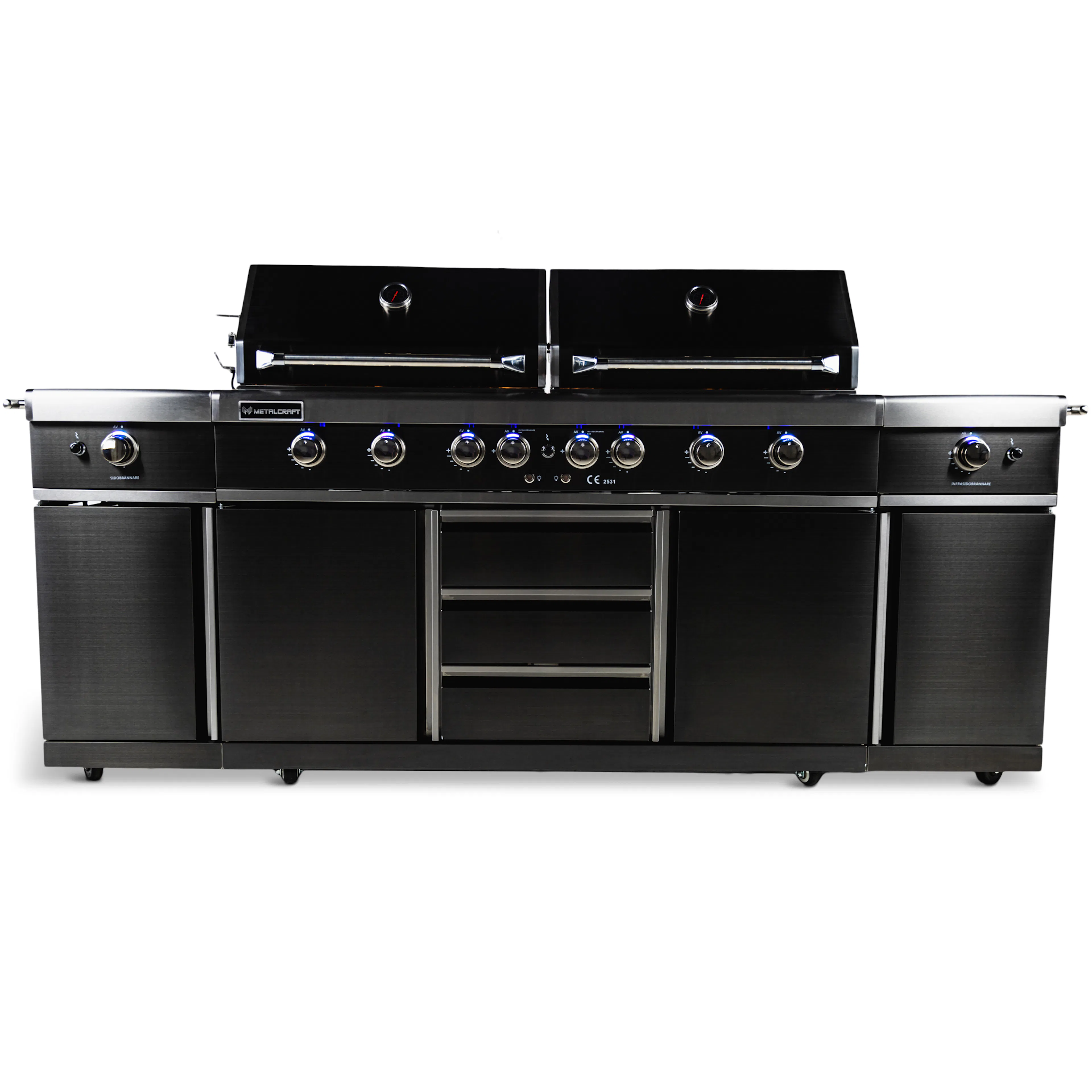 Gasolgrill Metalcraft Denver Blackline