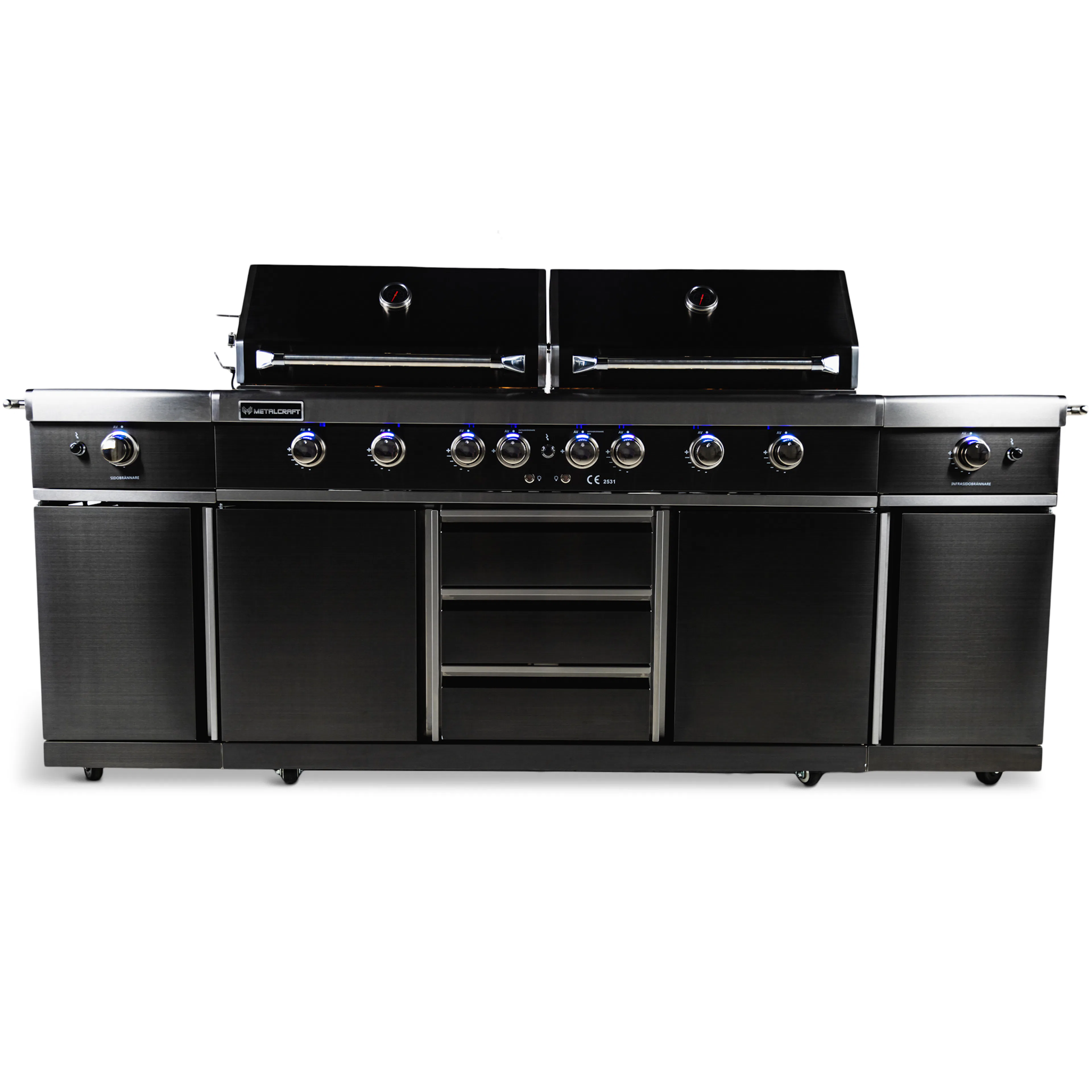 Gasolgrill Metalcraft Denver Blackline