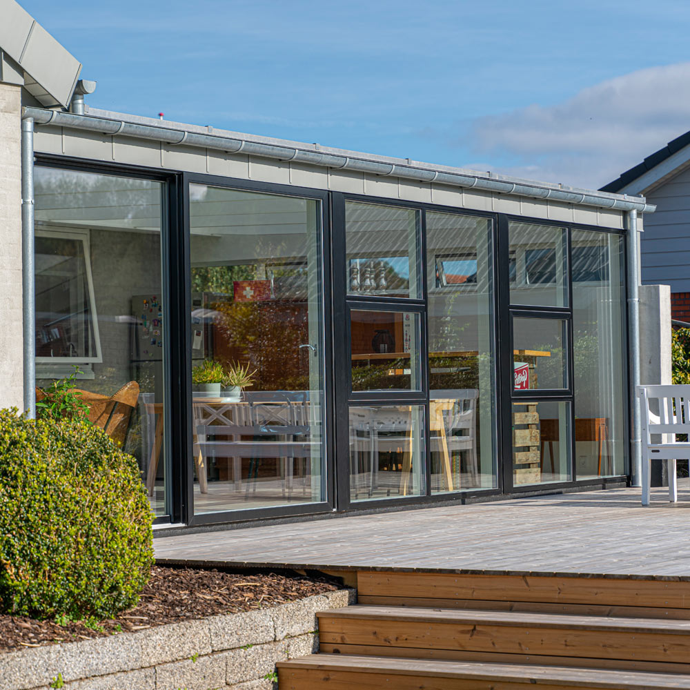 Kanalplast Plastmo TwinLite Opal Komplett Tak 32 mm