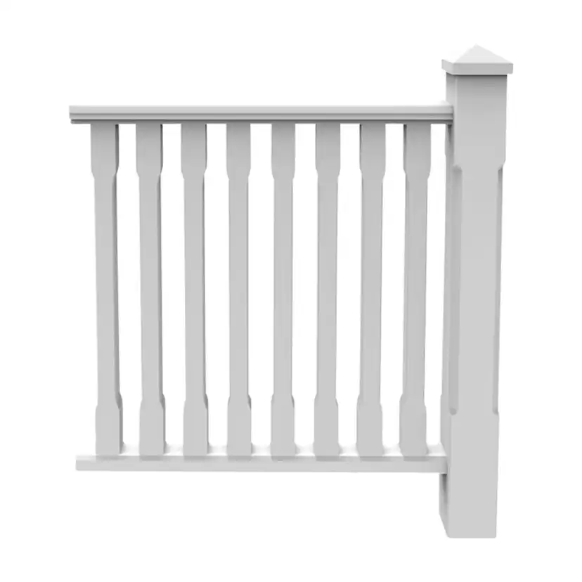 Över/Underliggare grundmålad 2400x95x45 Vit