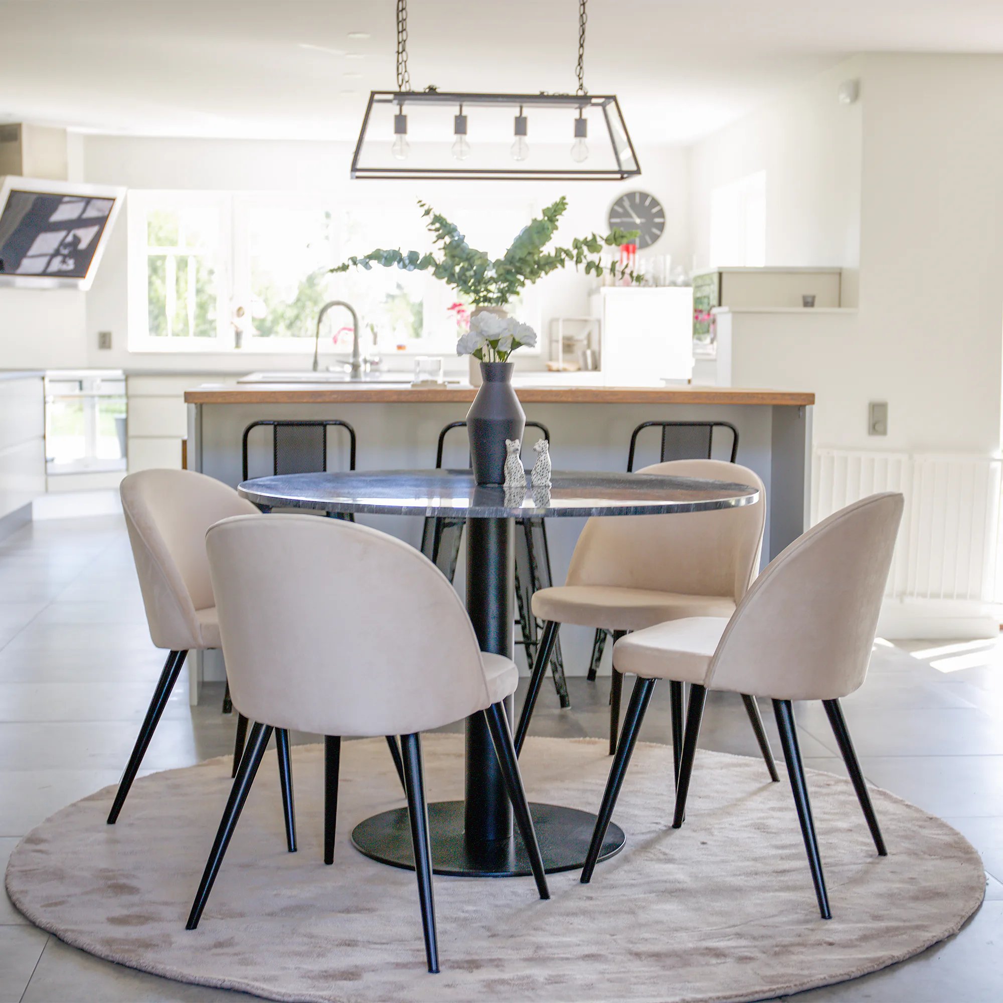 Svart/Beige