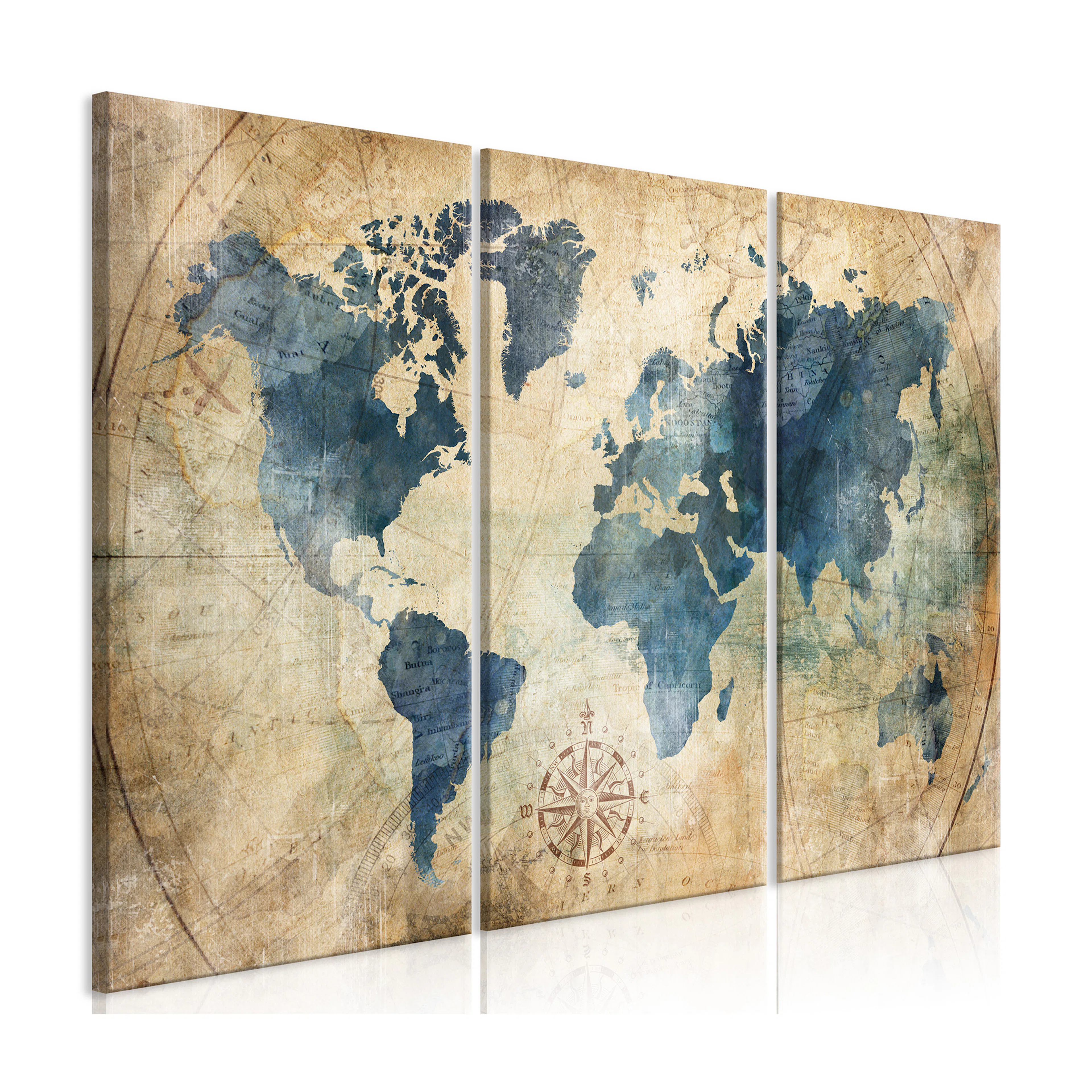 Tavla Arkiio Retro Map 3 delar