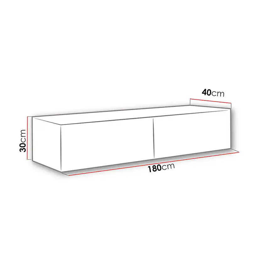 TV-Bänk In Living Vasil 180 cm