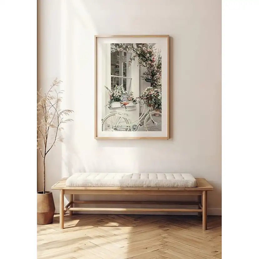 Poster Gallerix Bicycle And Flowers