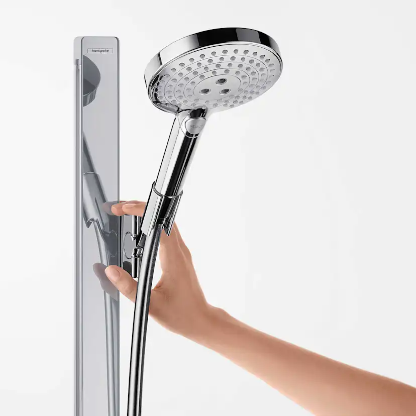 Raindance Select S Duschset 120 3jet med duschstång 150 cm o Krom, Utan EcoSmart