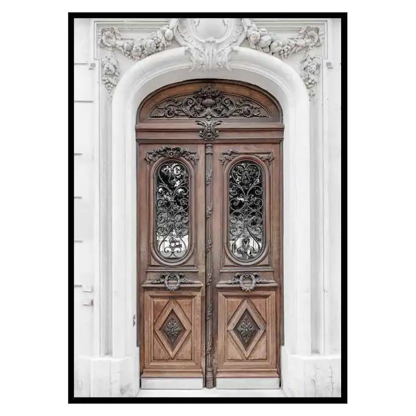 Poster Gallerix Brown Double Door