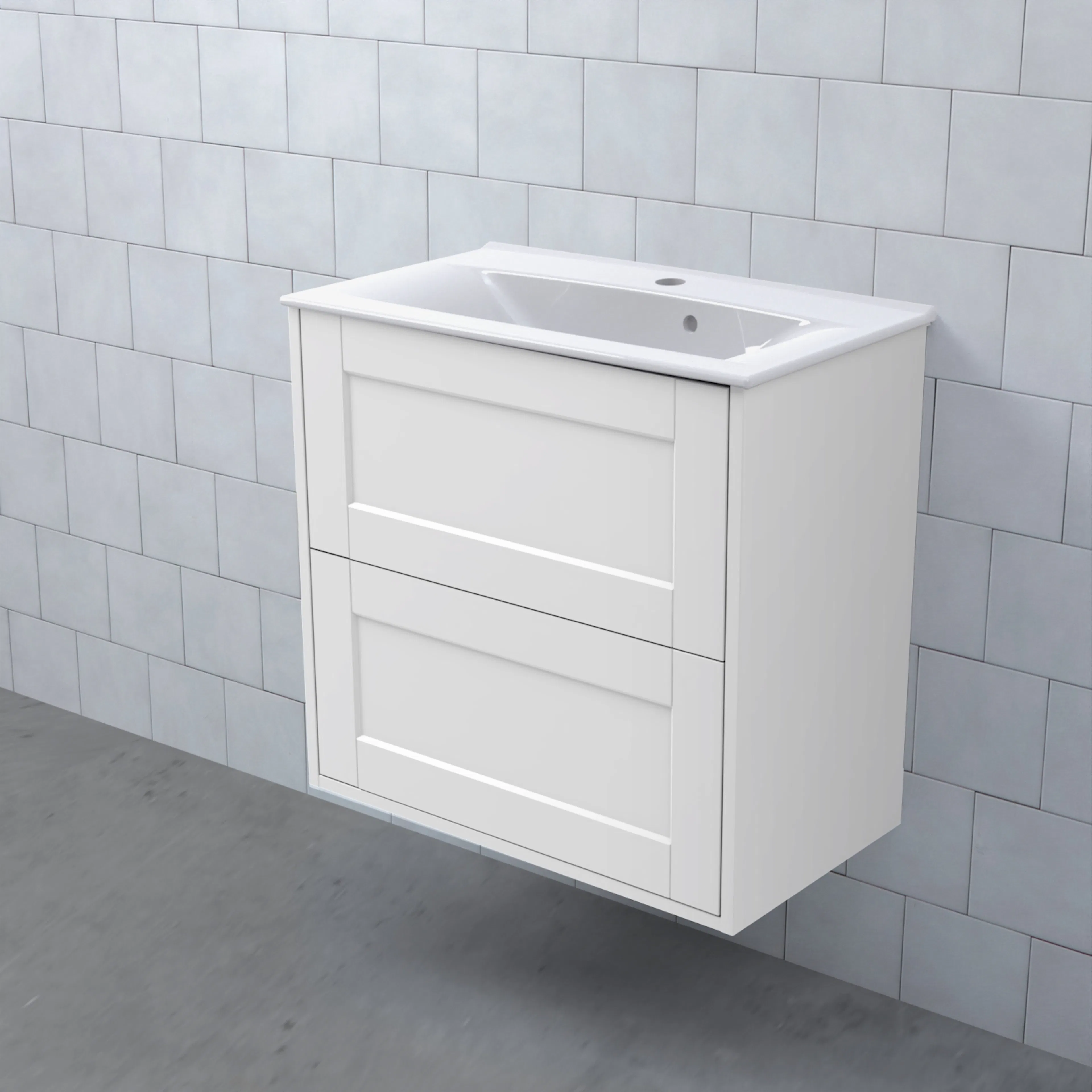 MEJDA Kommod Hög 60-35 Dälja Vit BxHXD: 598x572x365 mm, Dälja Vit