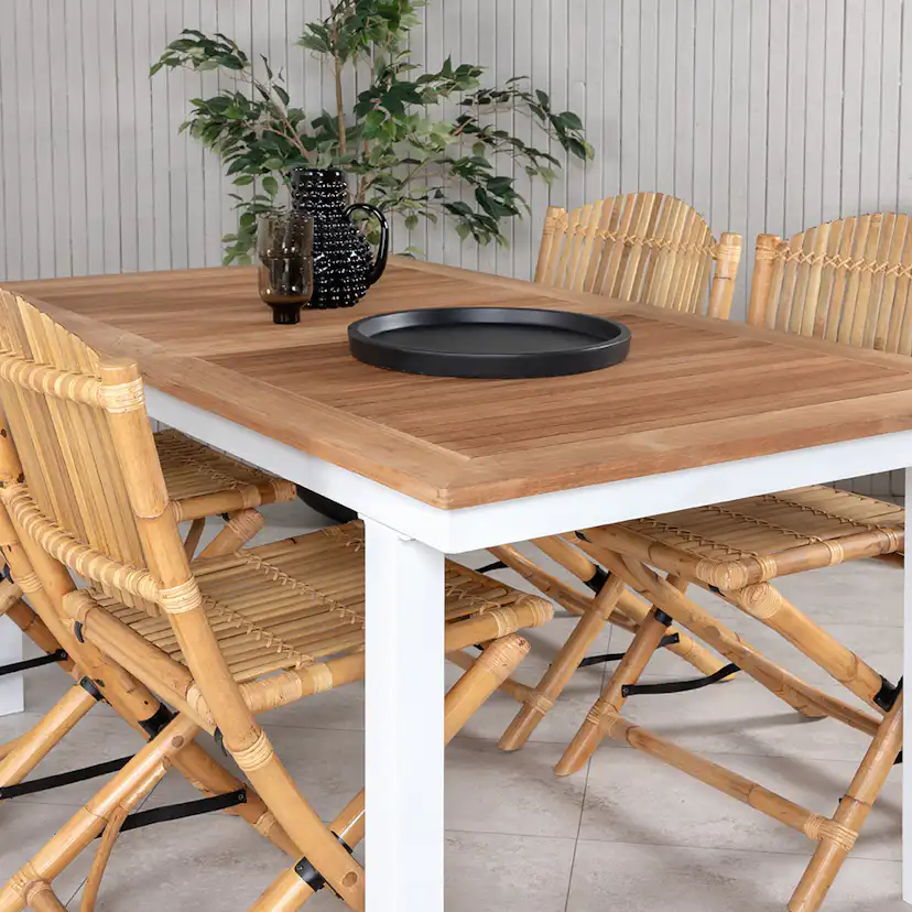 Matgrupp Venture Home Pave med 4 Cane Stolar GR21826