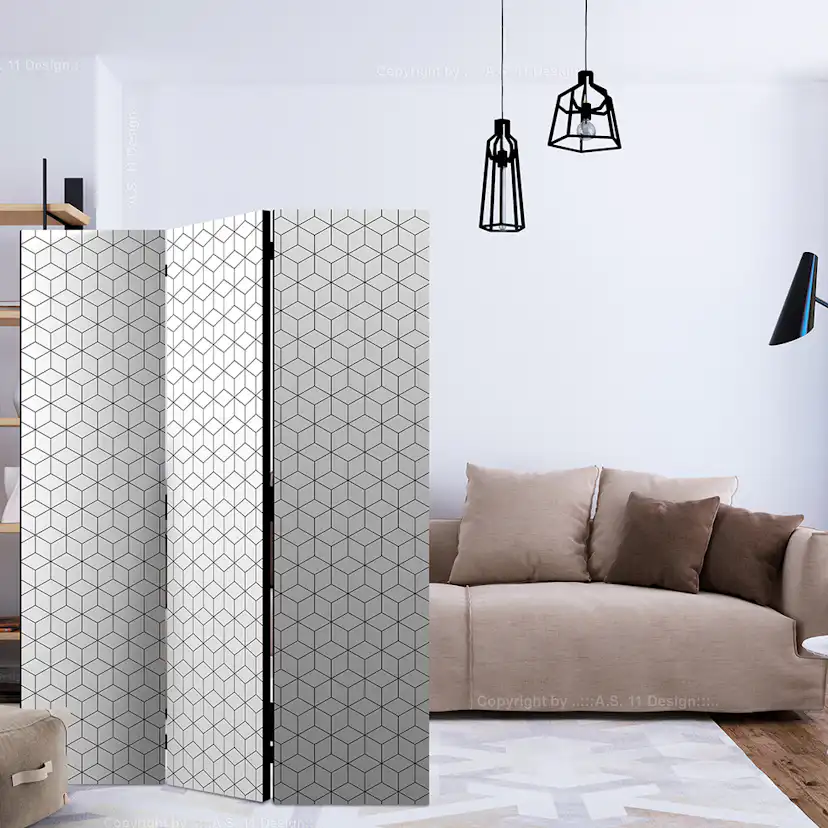 Rumsavdelare Arkiio Cubes Texture 135x172 cm