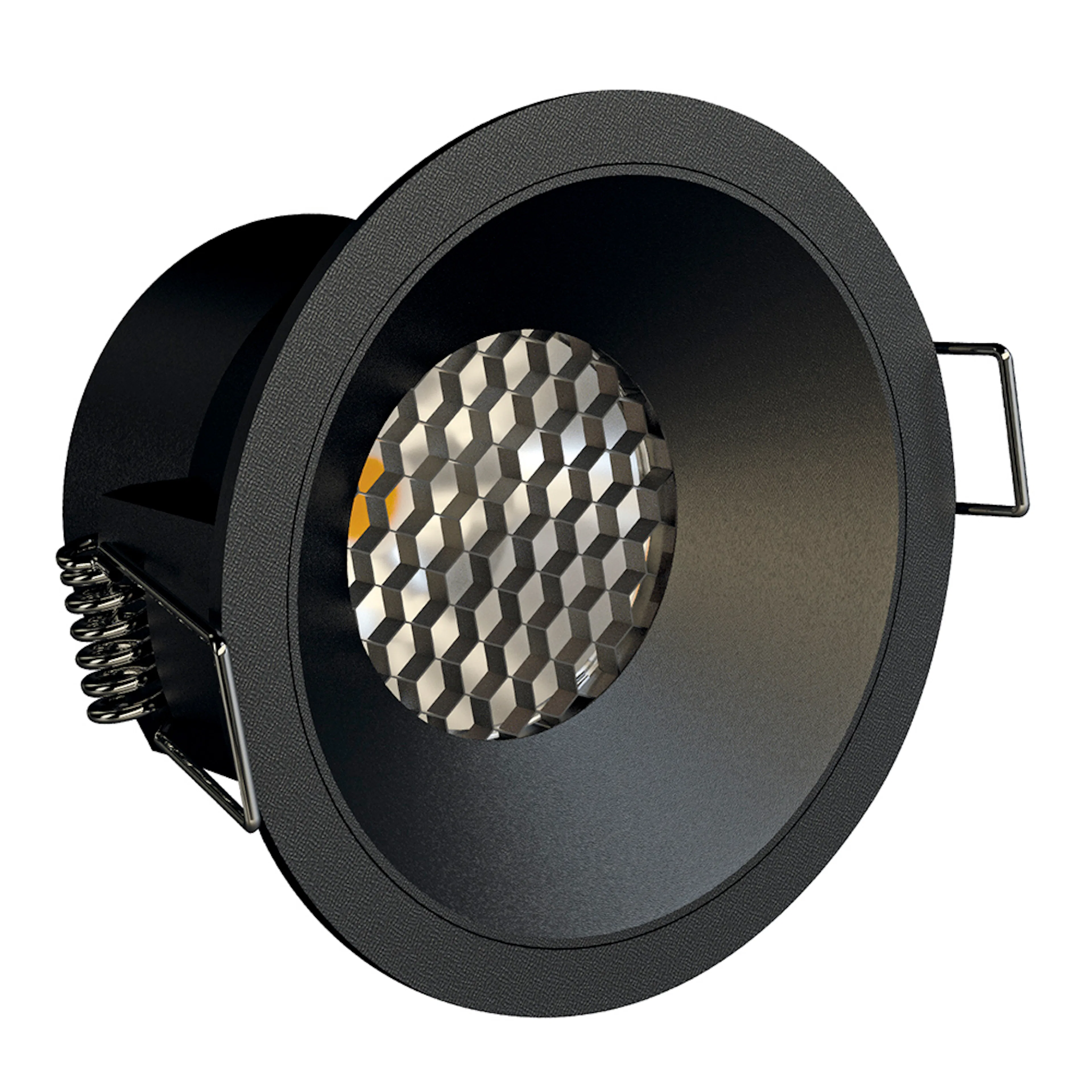 DOWNLIGHT REFOUNDY 7W 516LM 2700-3500K ECO IP44 SVART Svart