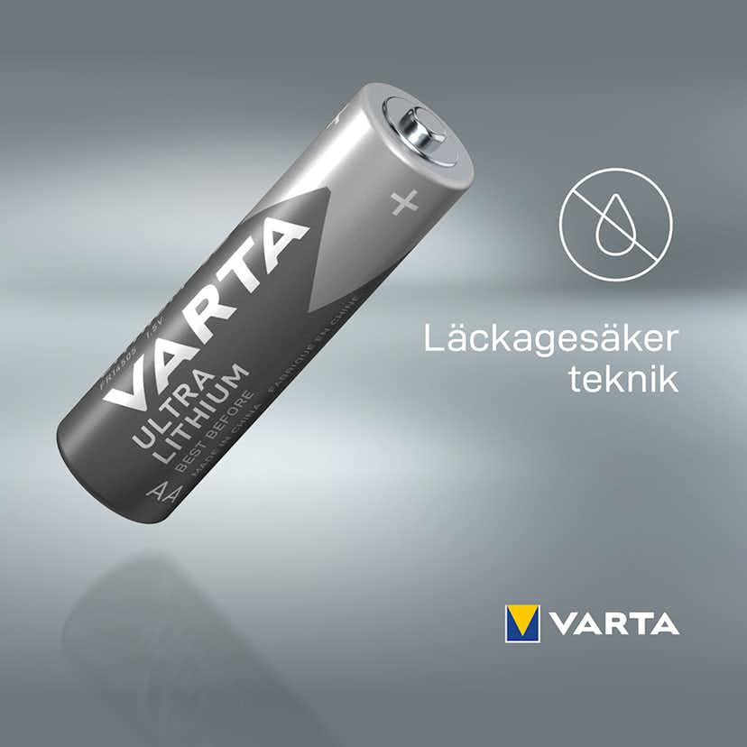 Batteri VARTA Ultra Litium LR06/AA 4-Pack