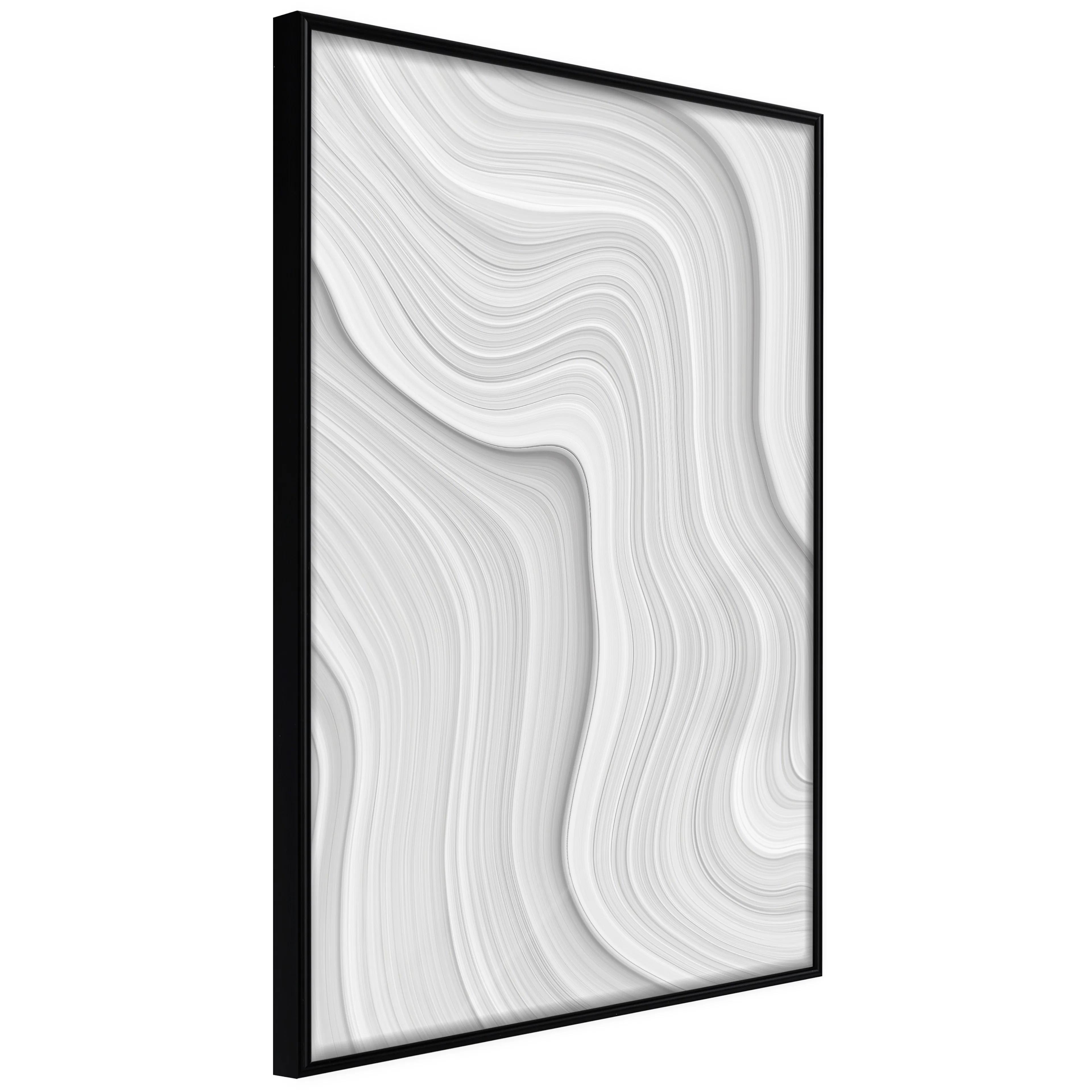 Affisch - Snowdrift [Poster] 40x60 Svart ram, 40x60 cm