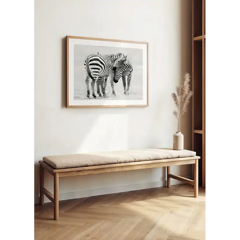 Poster Gallerix Zebras B&W