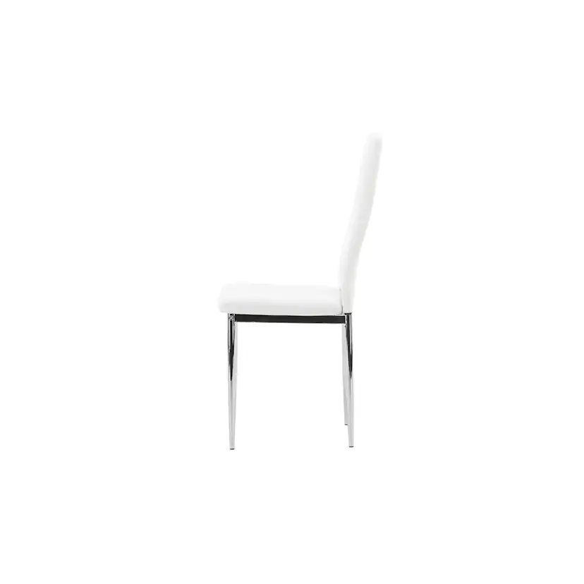Matstol Venture Home Pastill Vit Stol i Konstläder 2 st