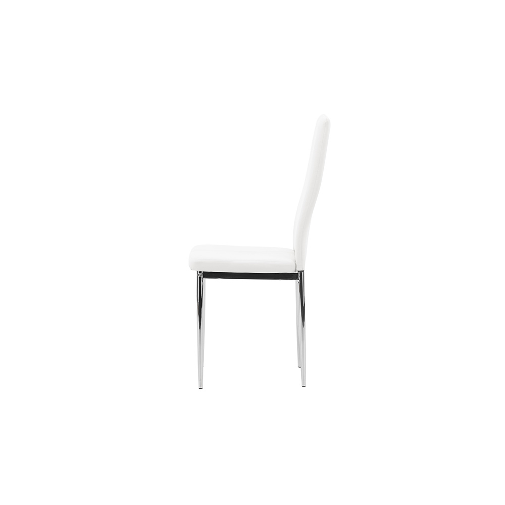 Matstol Venture Home Pastill Vit Stol i Konstläder 2 st