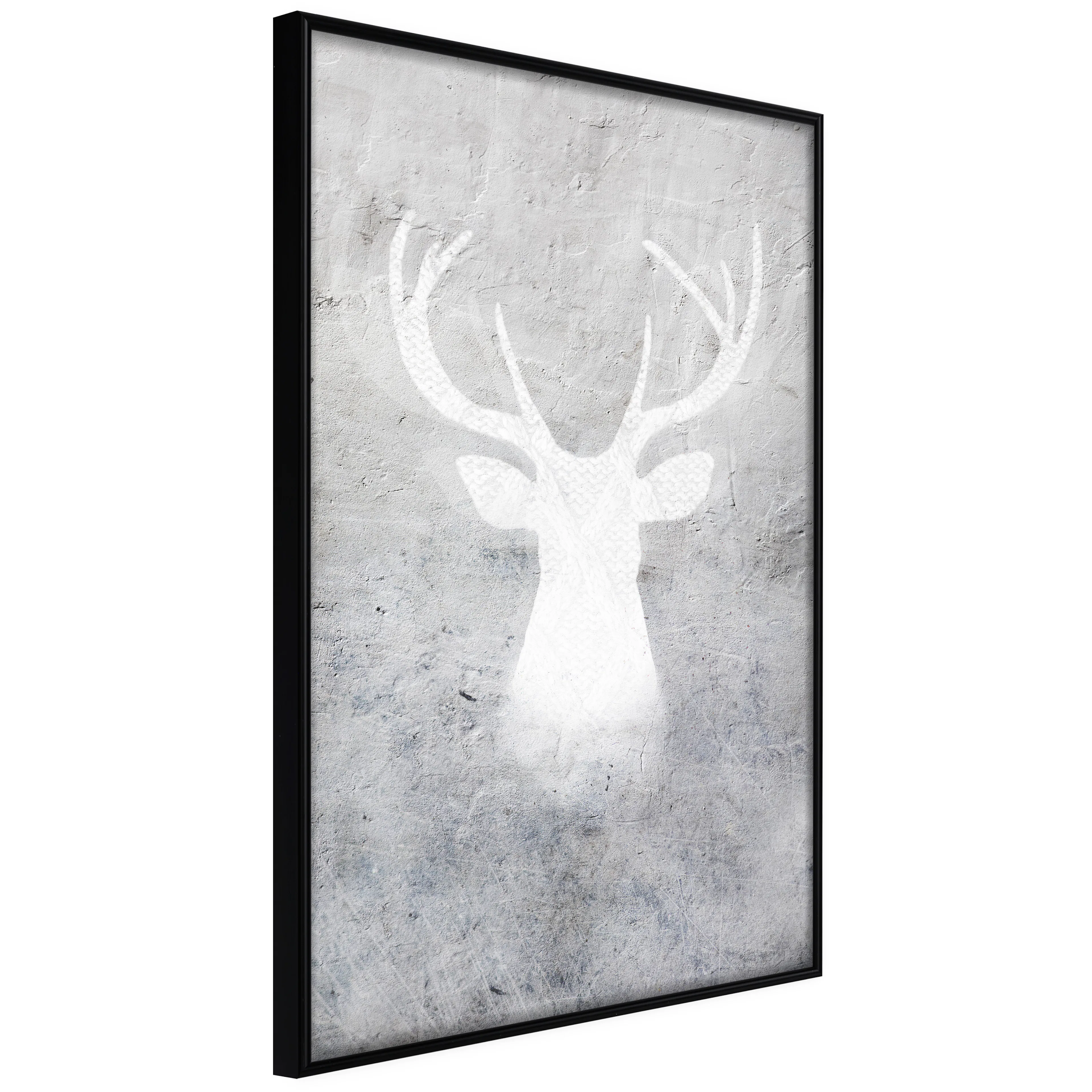 Affisch - Noble Elk [Poster] 40x60 Svart ram, 40x60 cm