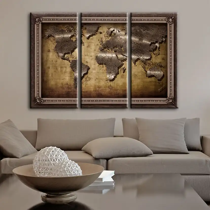 Tavla Arkiio The Map In A Frame