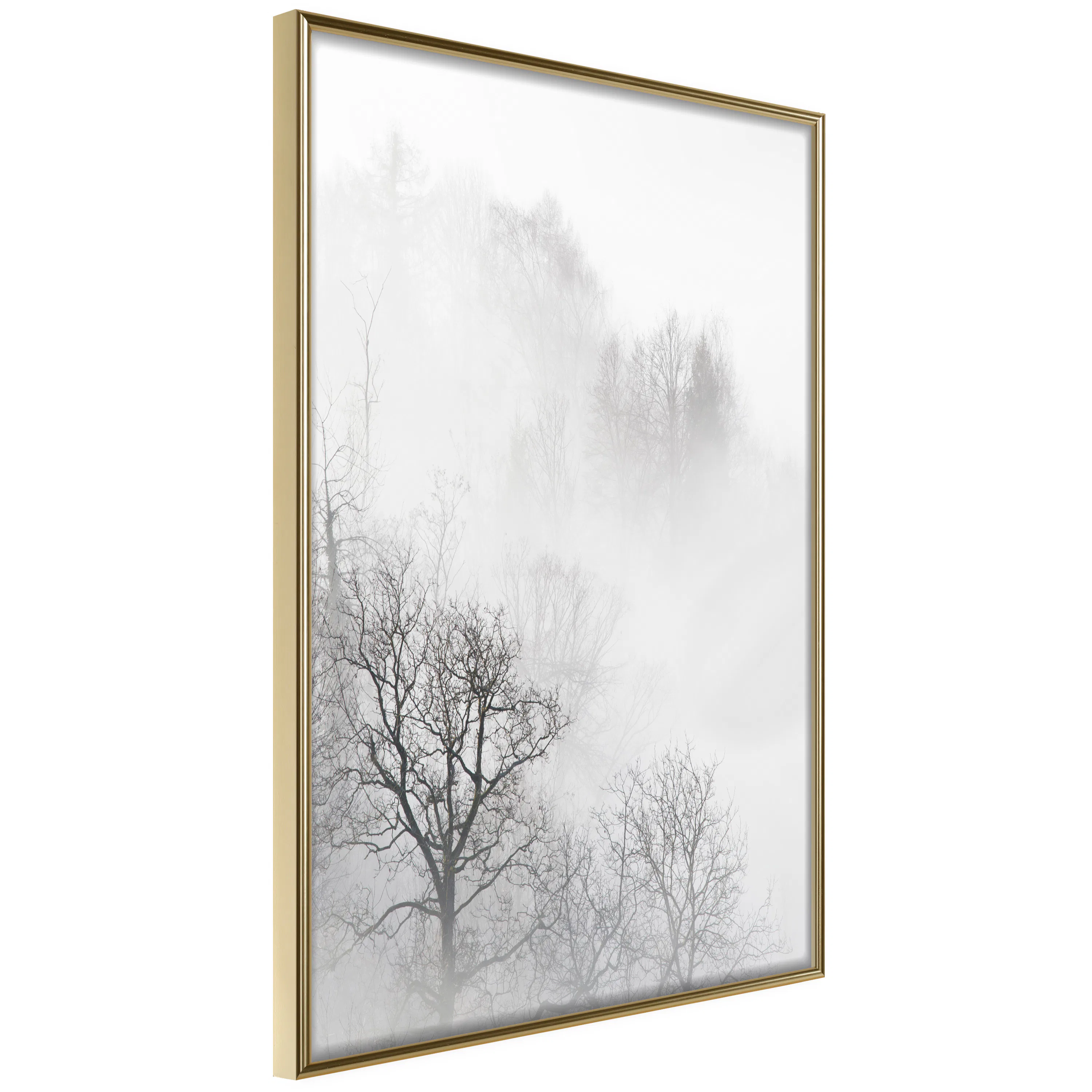 Poster Artgeist Affisch Trees In The Fog