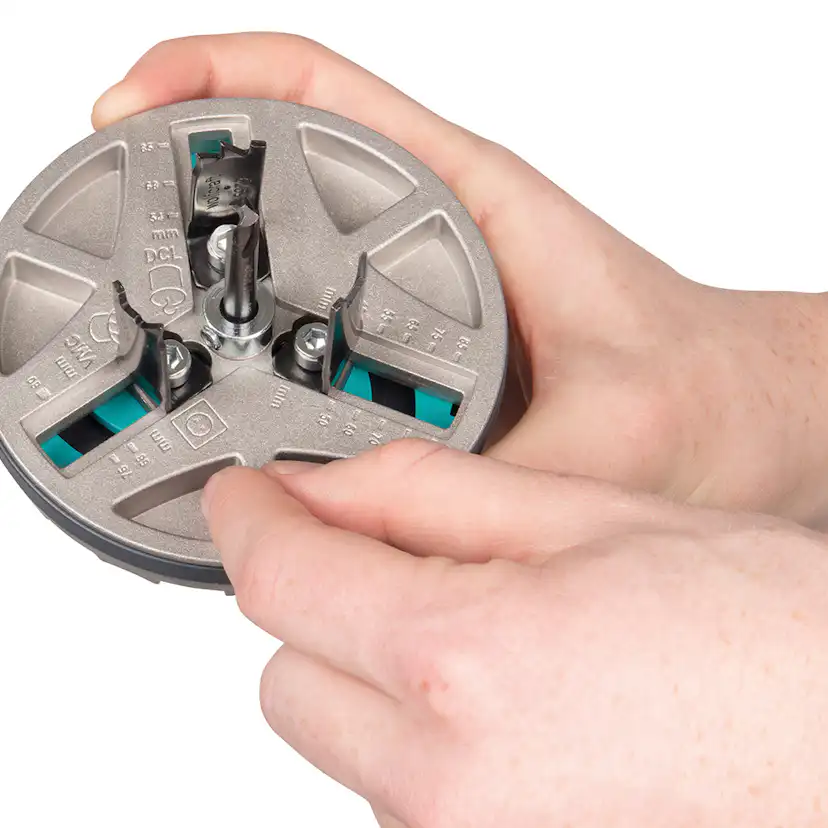 Ställbar Wolfcraft Proffshålsåg Ø 45-90mm