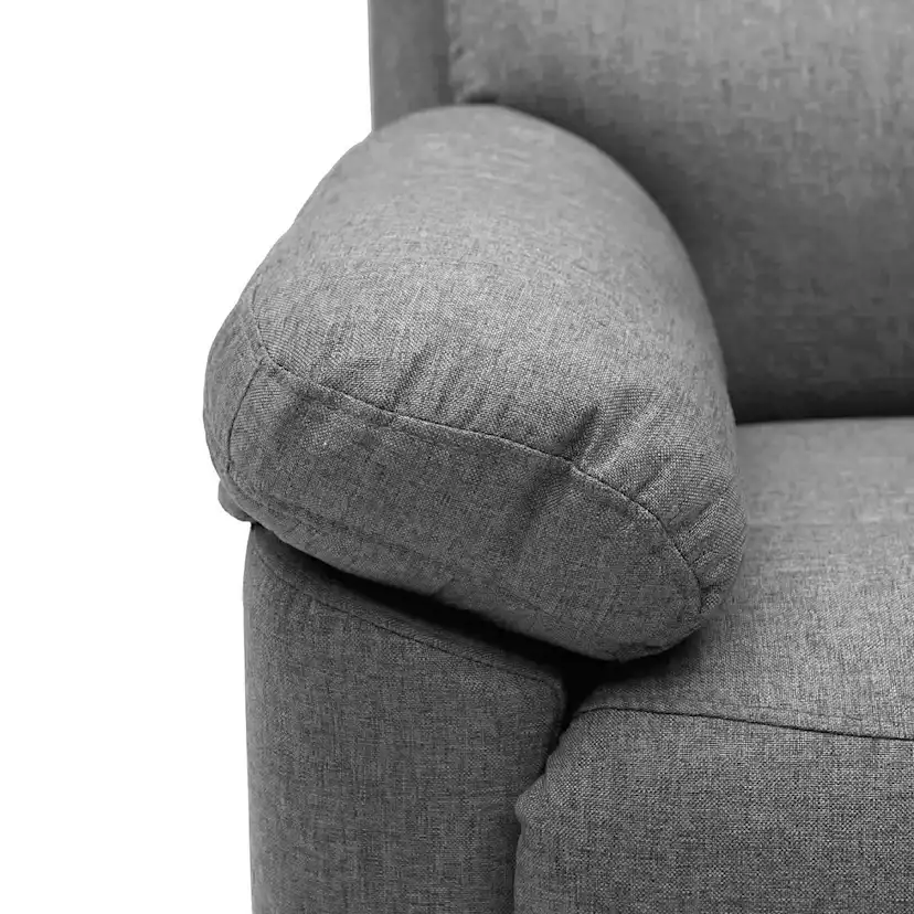 Massagestol Lykke Grå Fällbar Stol med Värmefunktion & Justerbara Massageområden