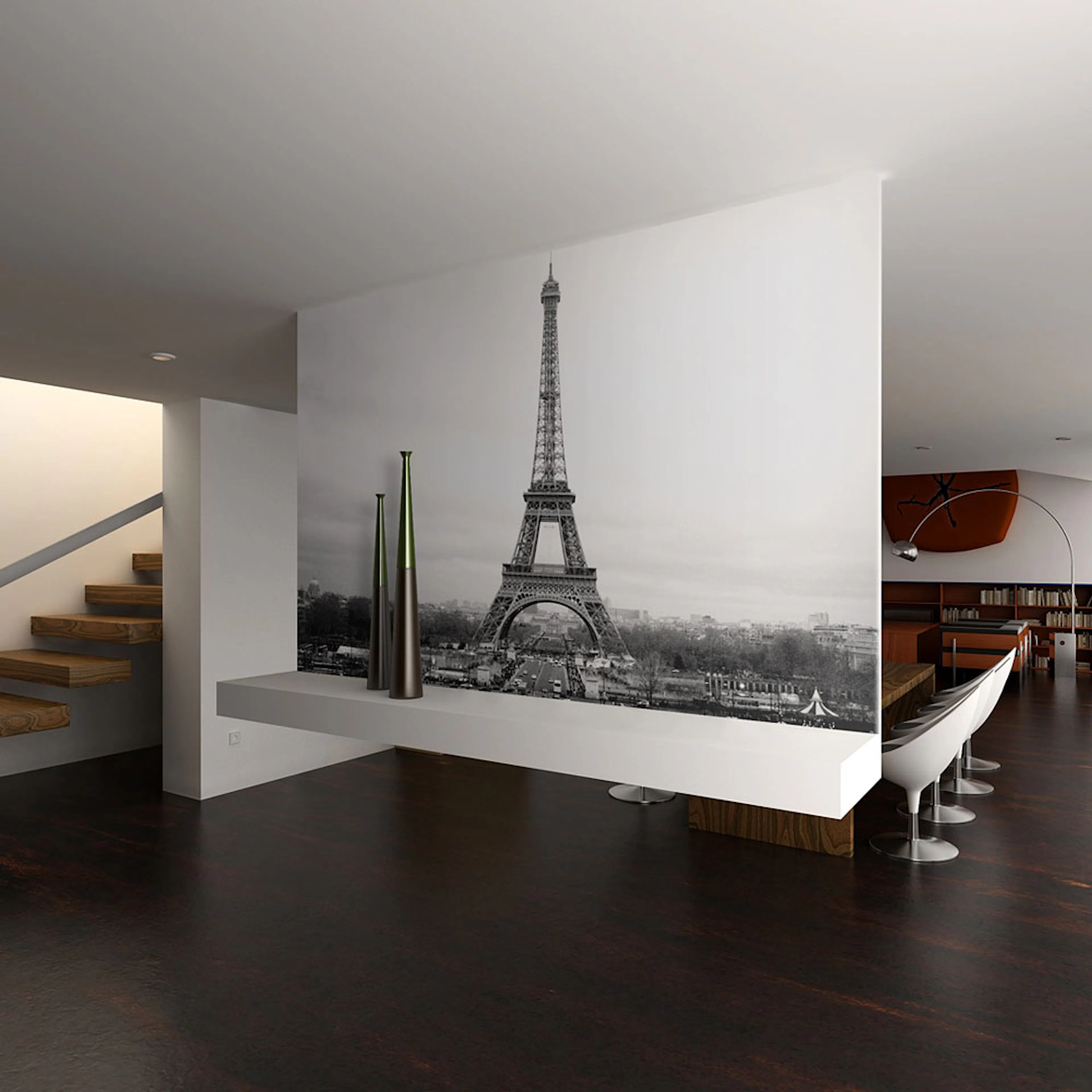 Fototapet Arkiio Paris: Svartvit Fotografi
