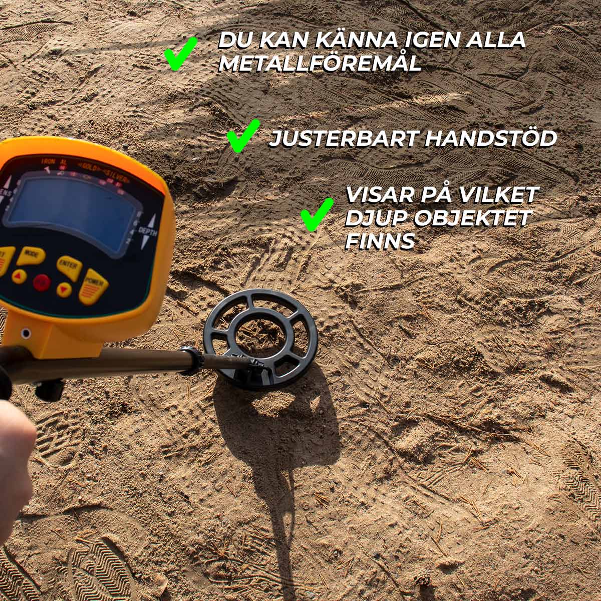 Metalldetektor Klondike Deluxe